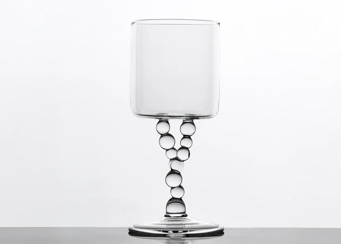 SIMONE CRESTANI ALCHEMICA WINE GLASS Ø3.15" X H6.7"