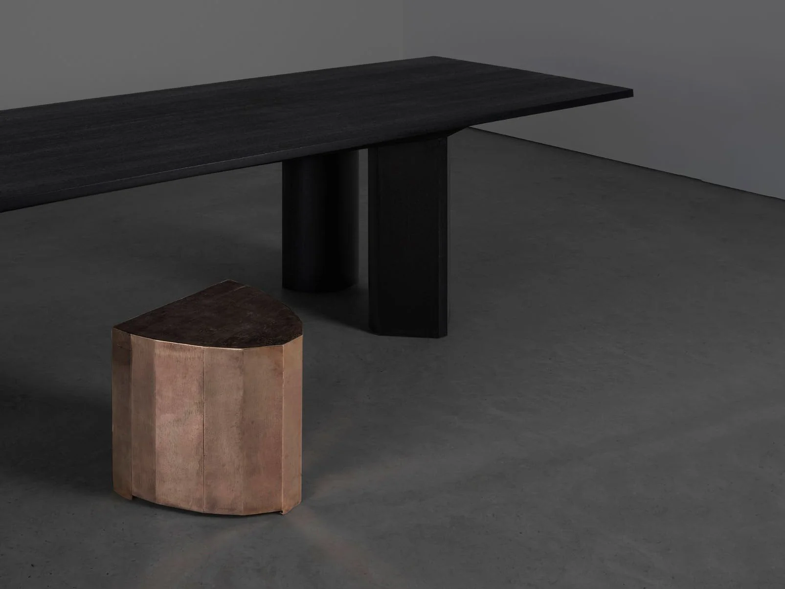 STUDIOKHACHATRYAN BRONZE STOOL L15.5" x W14.5" x H16.5" - Image 2