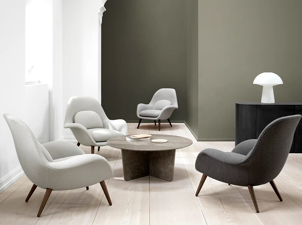 FREDERICIA SPACE COPENHAGEN SWOON CHAIR - Image 2