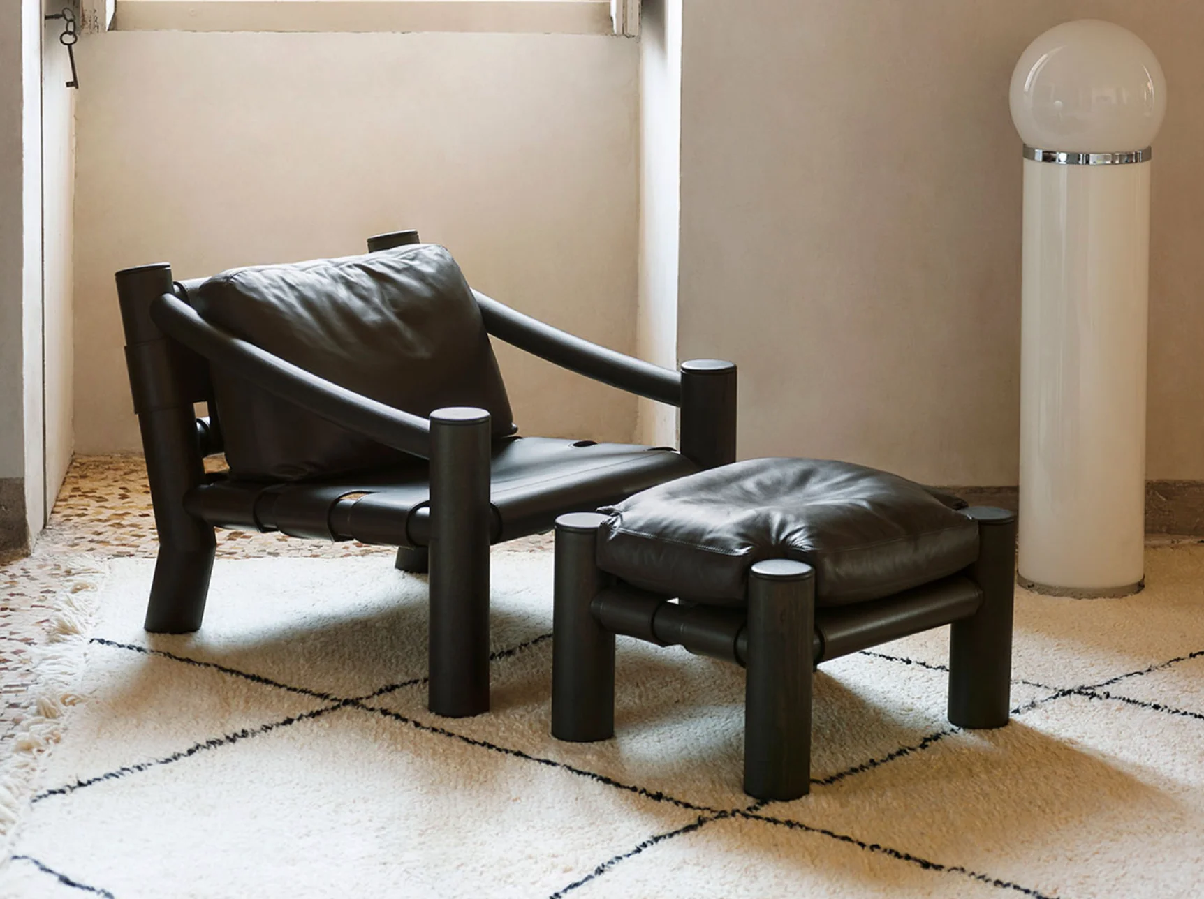 TACCHINI KAREN CHEKERDJIAN ELEPHANT CHAIR L28" x W35.5" x H26" x SH13" - Image 5