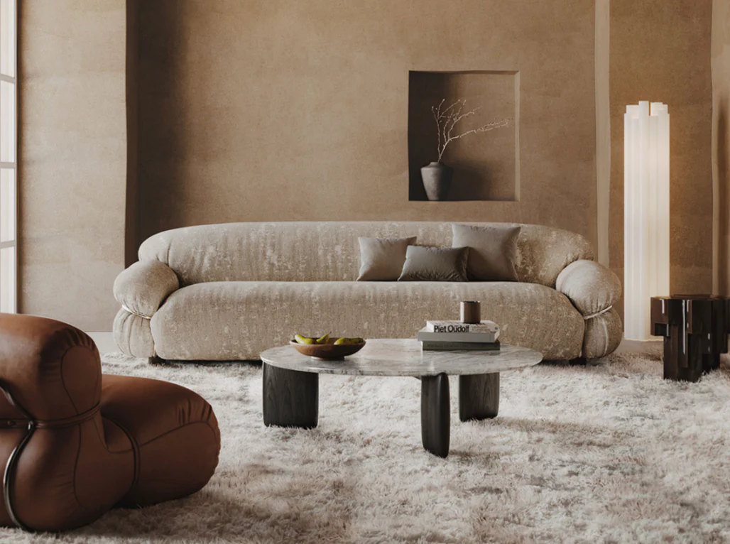 TACCHINI GIANFRANCO FRATTINI GRAND SESANN SOFA L104" x D42" x H26" - Image 2