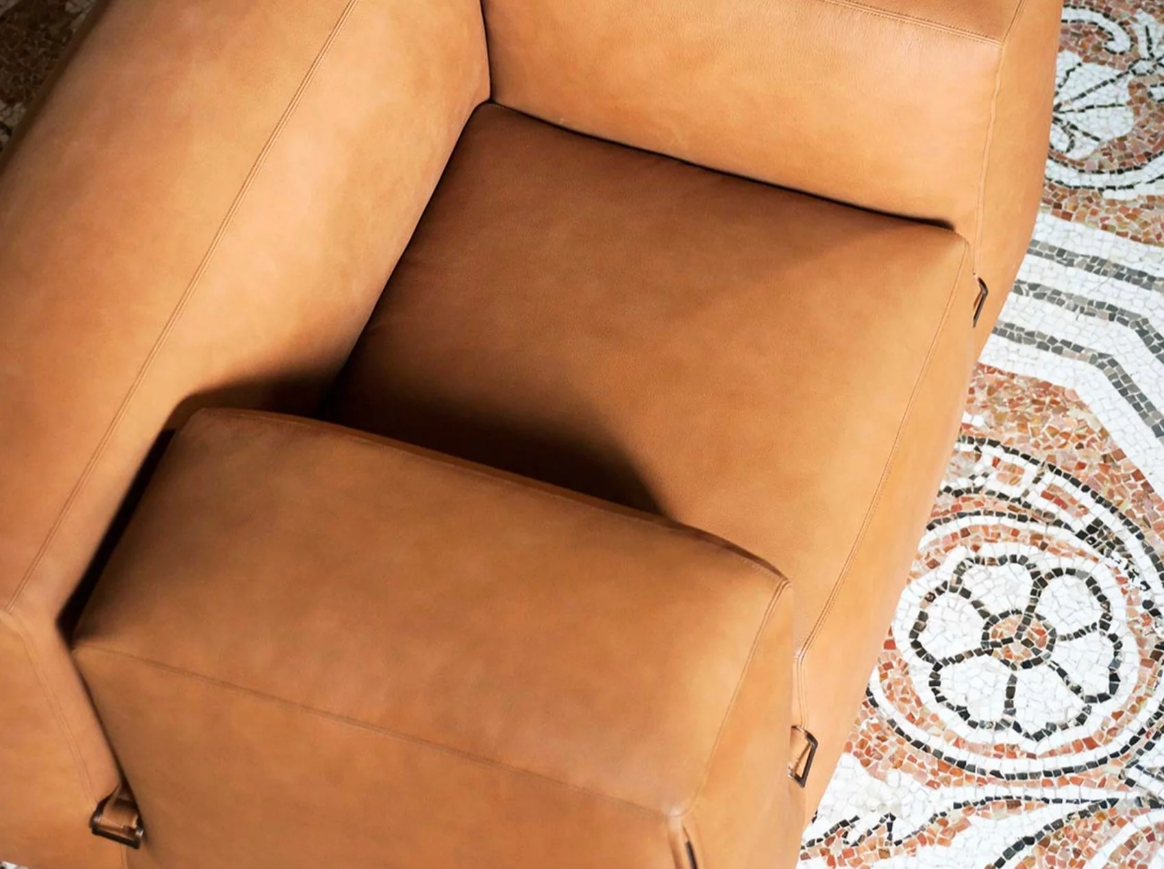 TACCHINI MARIO BELLINI LE MURA ARMCHAIR L50.5" x W38" x H26" x SH17" - Image 5