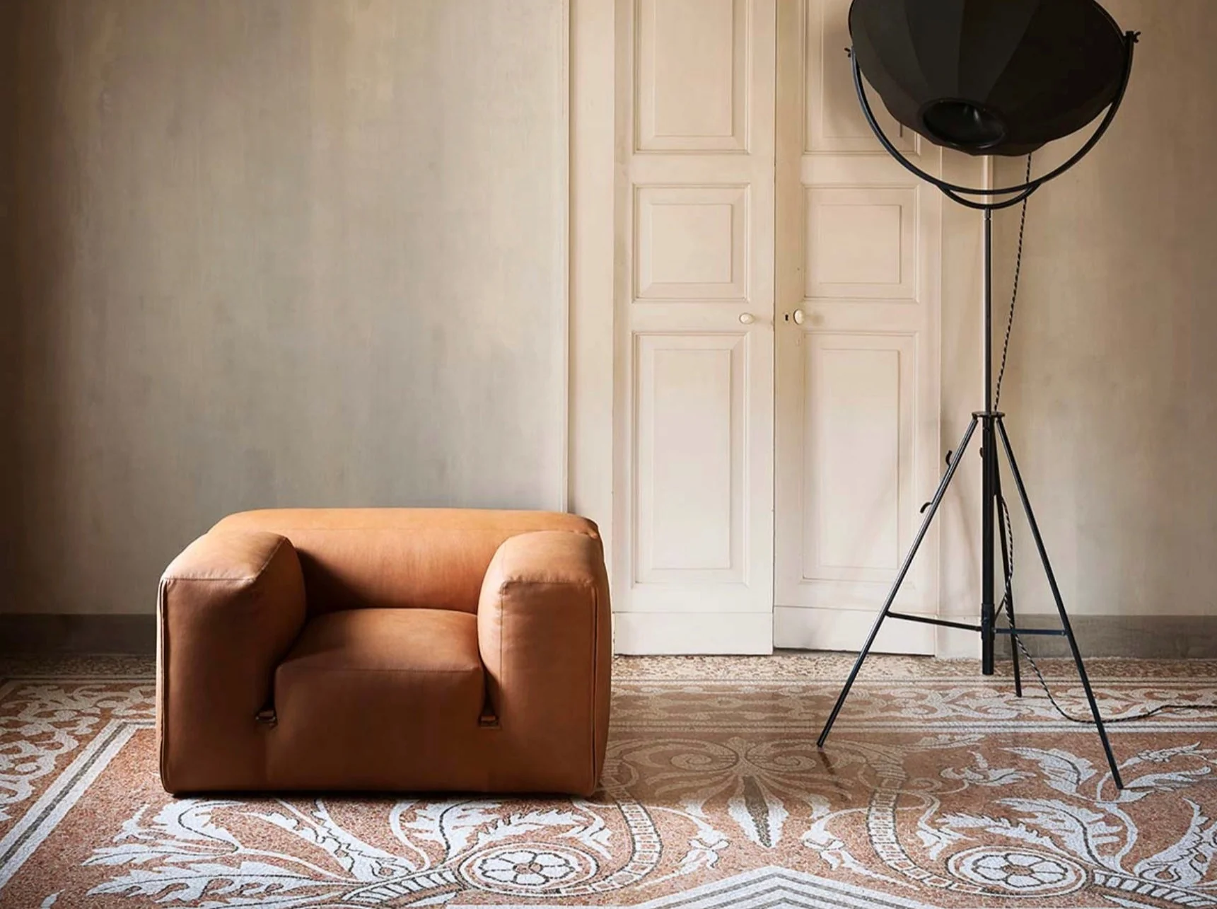 TACCHINI MARIO BELLINI LE MURA ARMCHAIR L50.5" x W38" x H26" x SH17" - Image 6