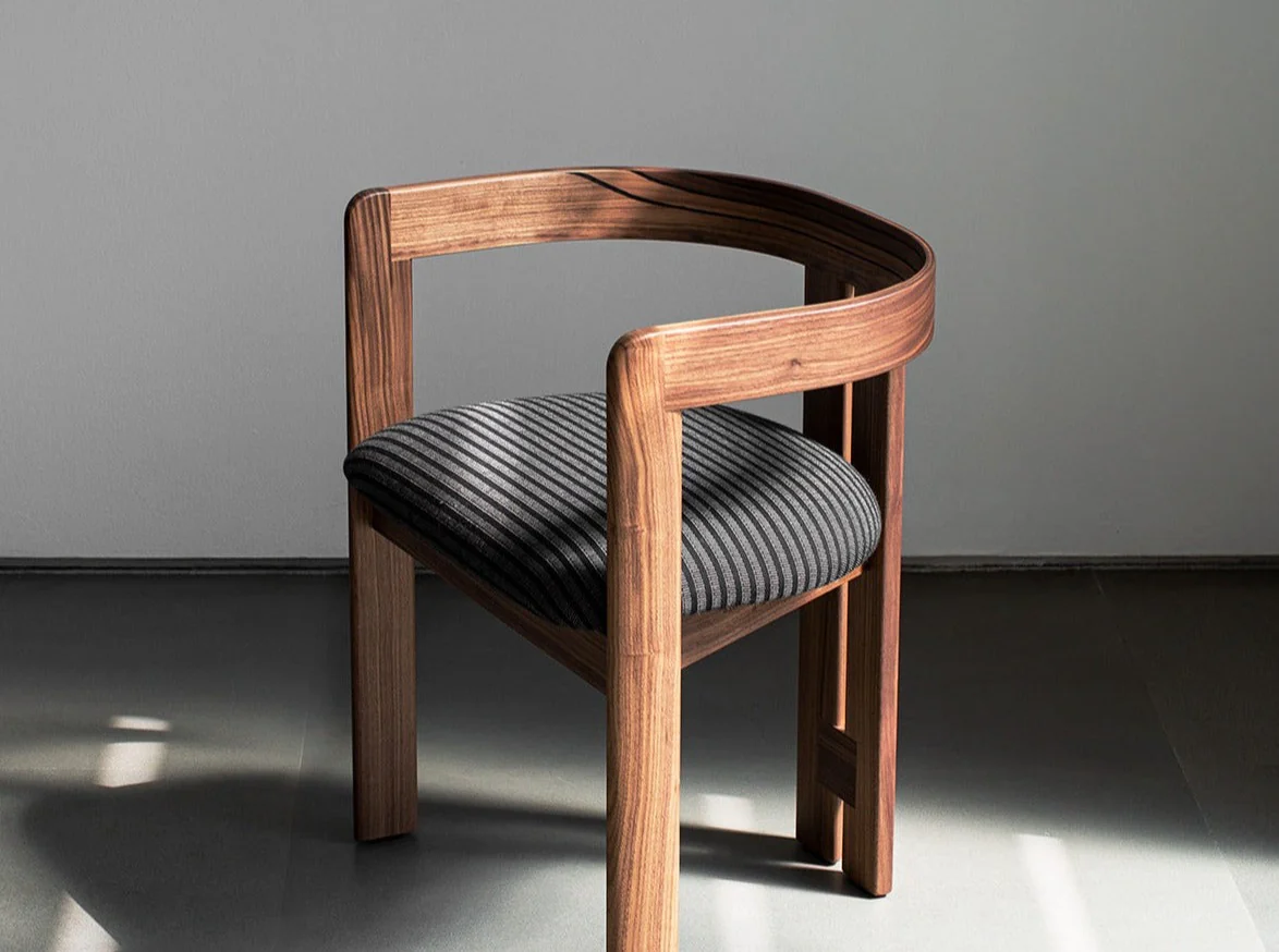 TACCHINI TOBIA SCARPA PIGRECO DINING CHAIR W21.7" x D16" x H25" x SH17.2" - Image 6