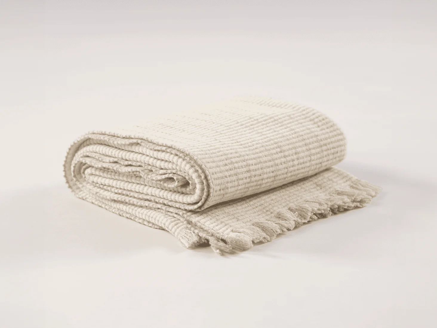 TEIXIDORS JOHN PAWSON TILE THROW / MARBLE 55" x 71"