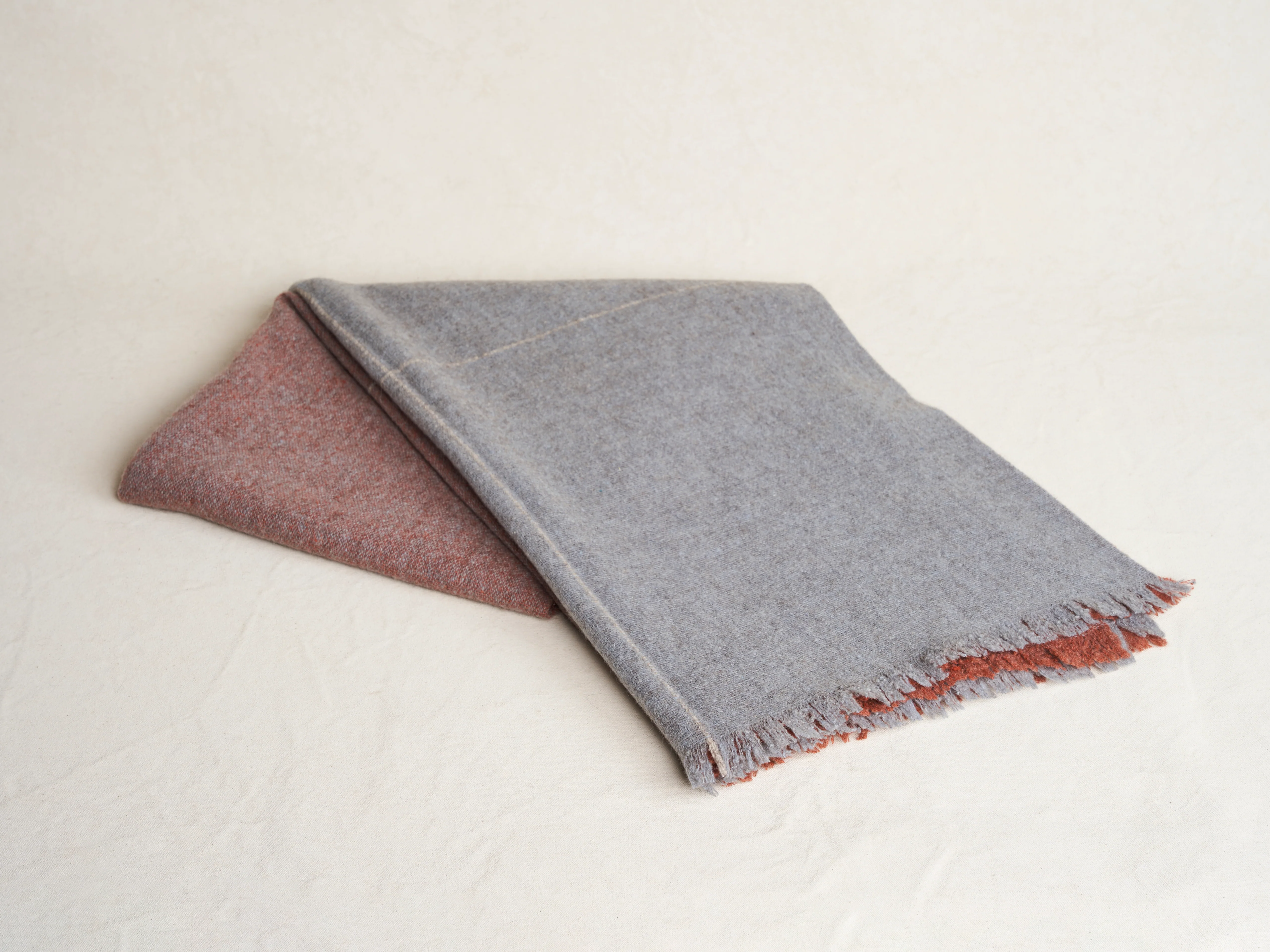 TEIXIDORS NOMAD THROW / COPPER + LEAD GREY W55” x L71" - Image 3