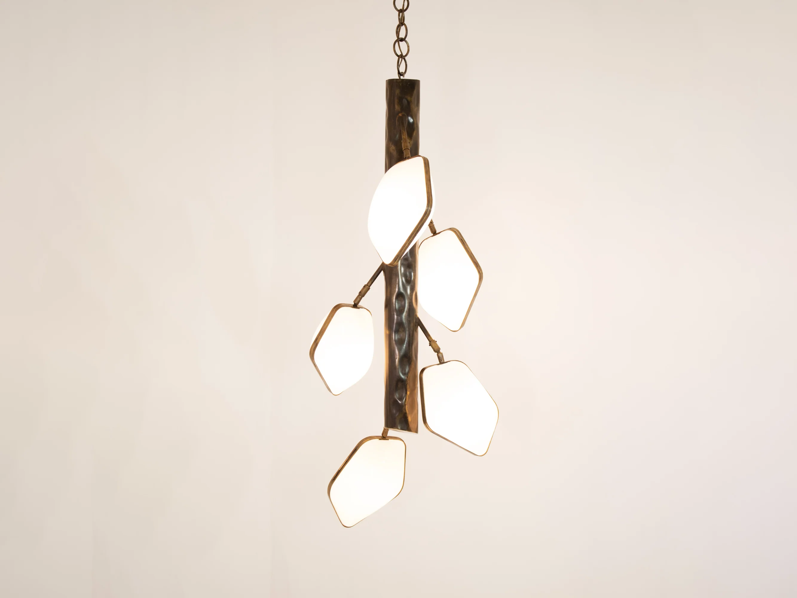 THIERRY JEANNOT BLOSSOM OPALINE BRANCH PENDANT H43.8″ x W21.7″ x D15.8″