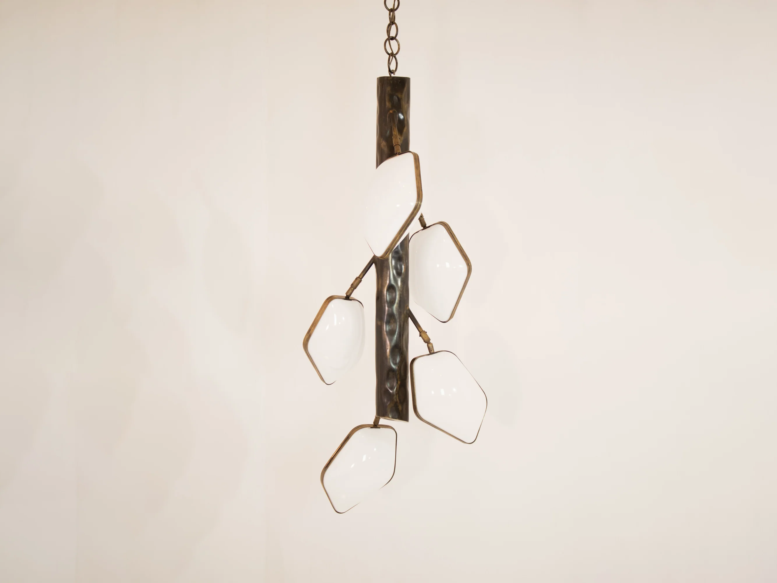 THIERRY JEANNOT BLOSSOM OPALINE BRANCH PENDANT H43.8″ x W21.7″ x D15.8″ - Image 2