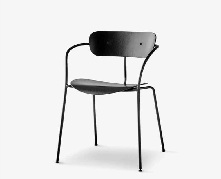 &TRADITION ANDERSSEN & VOLL AV2 PAVILLION DINING ARMCHAIR H30.5" x W22.1" x D20.7" x SH18.1"