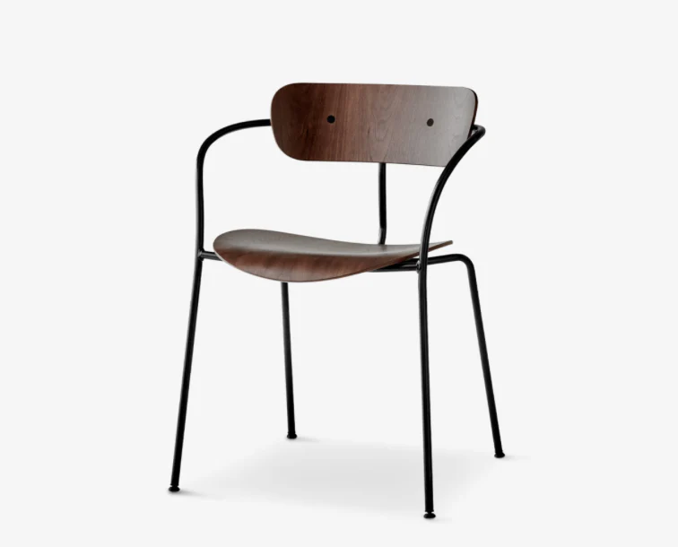 &TRADITION ANDERSSEN & VOLL AV2 PAVILLION DINING ARMCHAIR H30.5" x W22.1" x D20.7" x SH18.1" - Image 2