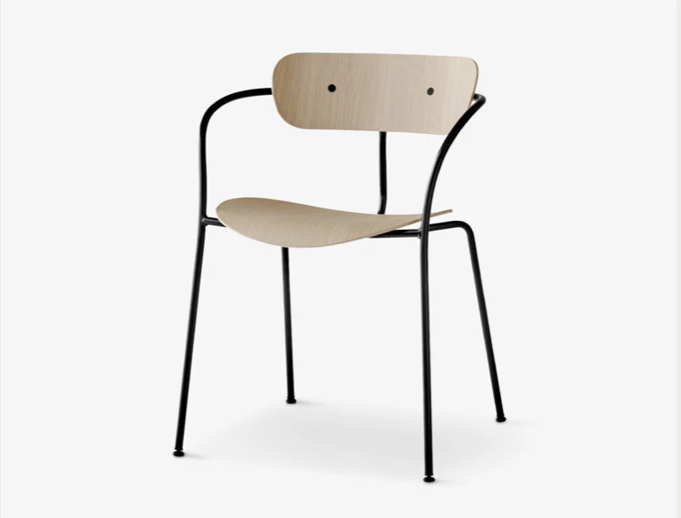 &TRADITION ANDERSSEN & VOLL AV2 PAVILLION DINING ARMCHAIR H30.5" x W22.1" x D20.7" x SH18.1" - Image 3