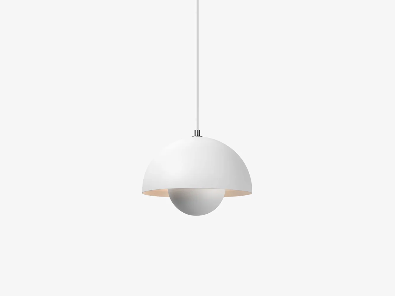 &TRADITION LIGHTING VERNER PANTON VP1 FLOWERPOT PENDANT H6.3" x Ø9.1" - Image 3