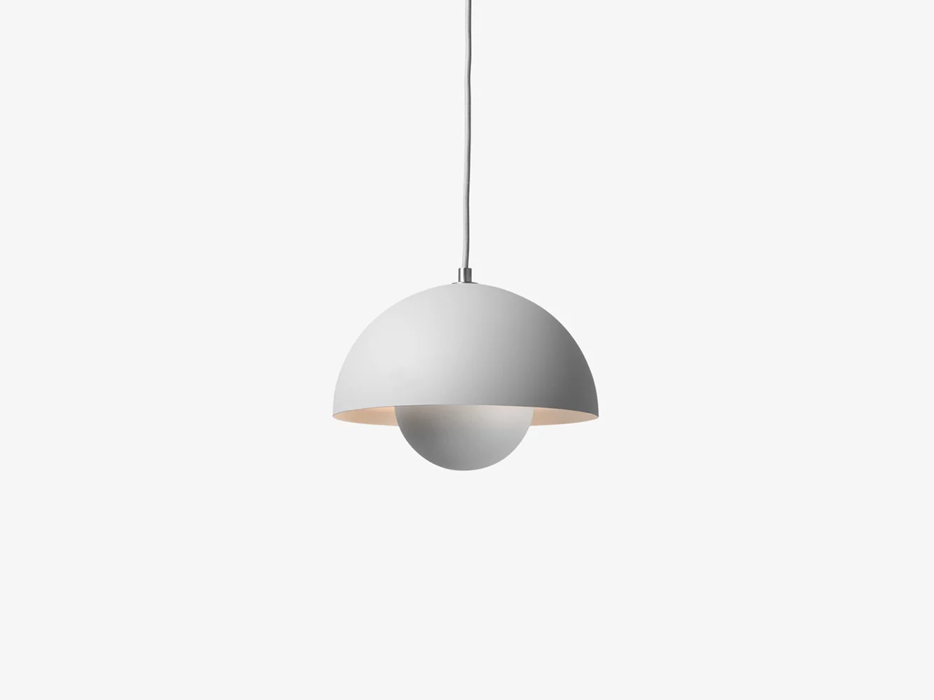 &TRADITION LIGHTING VERNER PANTON VP1 FLOWERPOT PENDANT H6.3" x Ø9.1" - Image 4