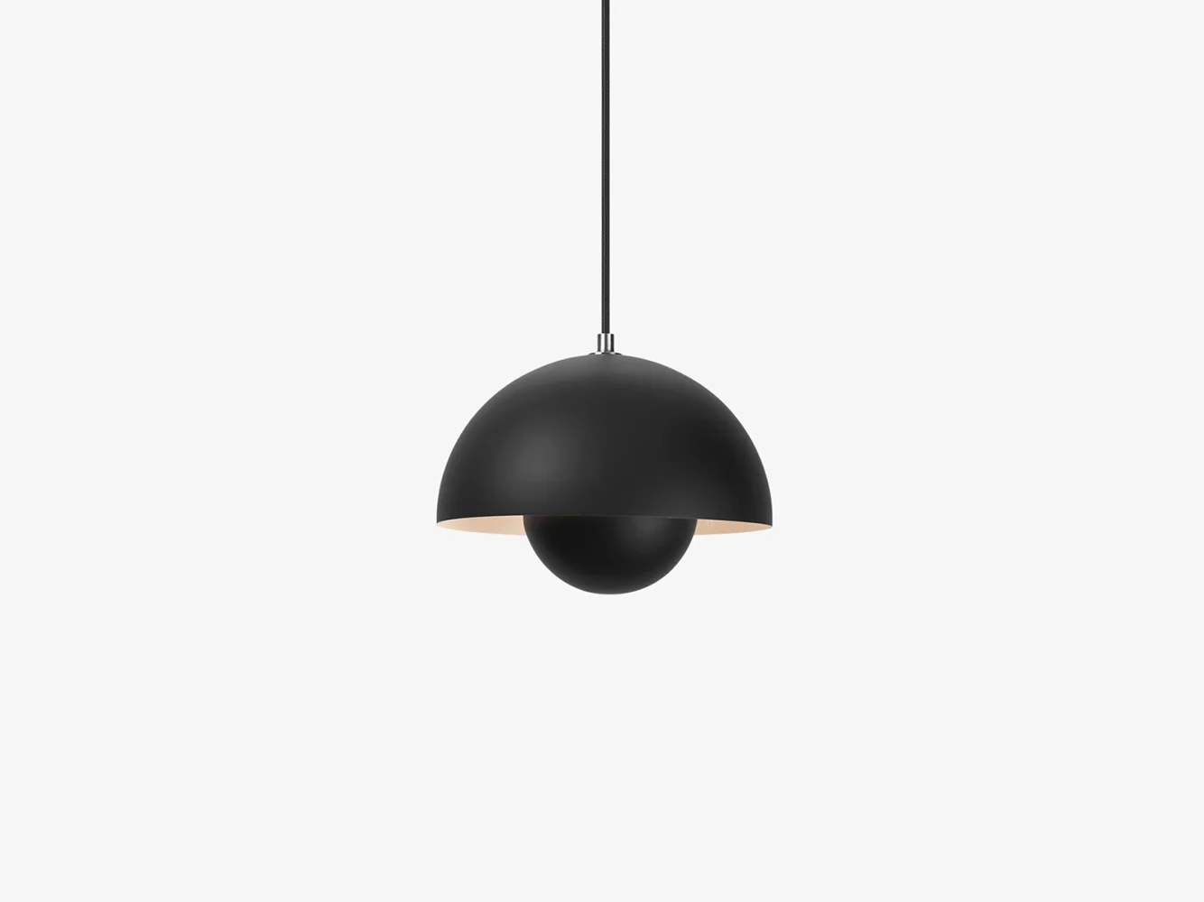 &TRADITION LIGHTING VERNER PANTON VP1 FLOWERPOT PENDANT H6.3" x Ø9.1" - Image 7