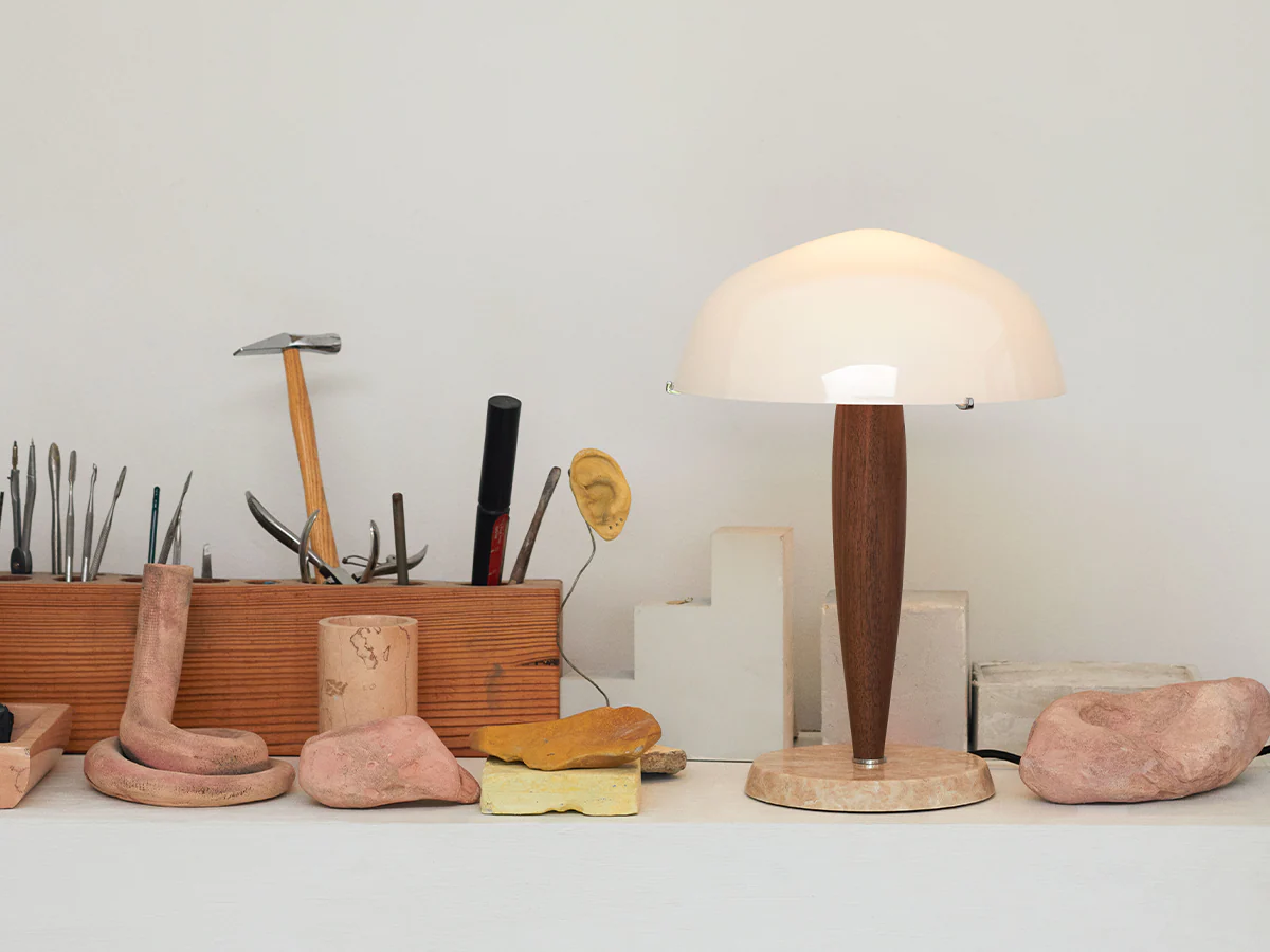 &TRADITION LIGHTING SIGNE HITTE SHY3 HERMAN LAMP H14.2" x Ø9.8" - Image 4