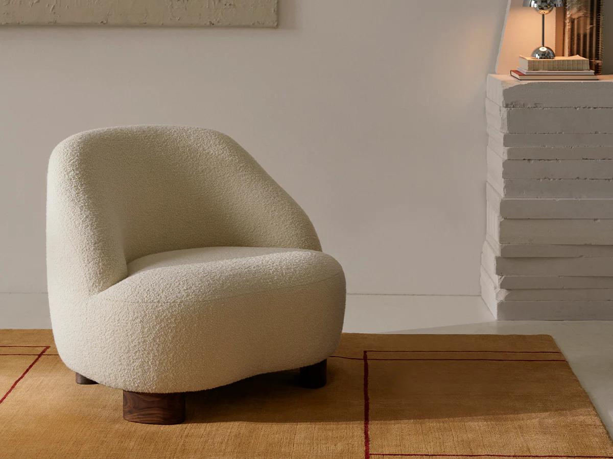 &TRADITION LOUISE LILJENCRANTZ LC1 MARGAS LOUNGE CHAIR H30.3" x W35.5" x D34.3" x SH16.5" - Image 6