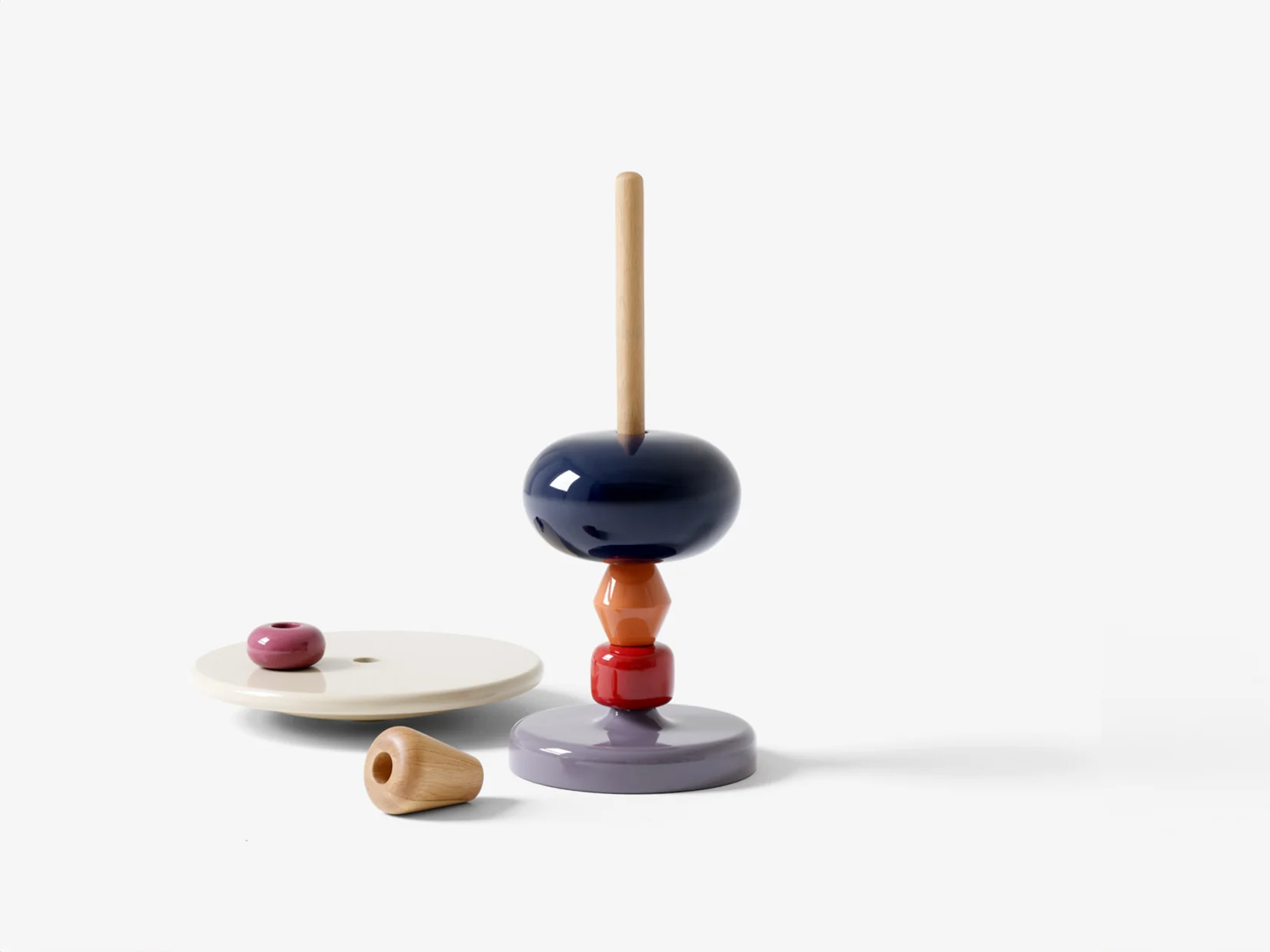 &TRADITION MH1 SHUFFLE SIDE TABLE Ø17.7" x H27.2" - Image 3
