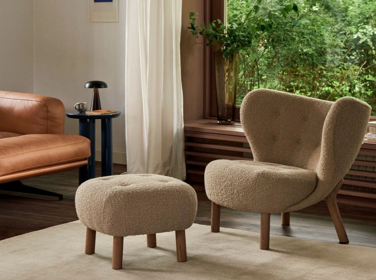 &TRADITION VIGGO BOESEN LITTLE PETRA POUF H14.6" x D20.9" x L20.9" - Image 4
