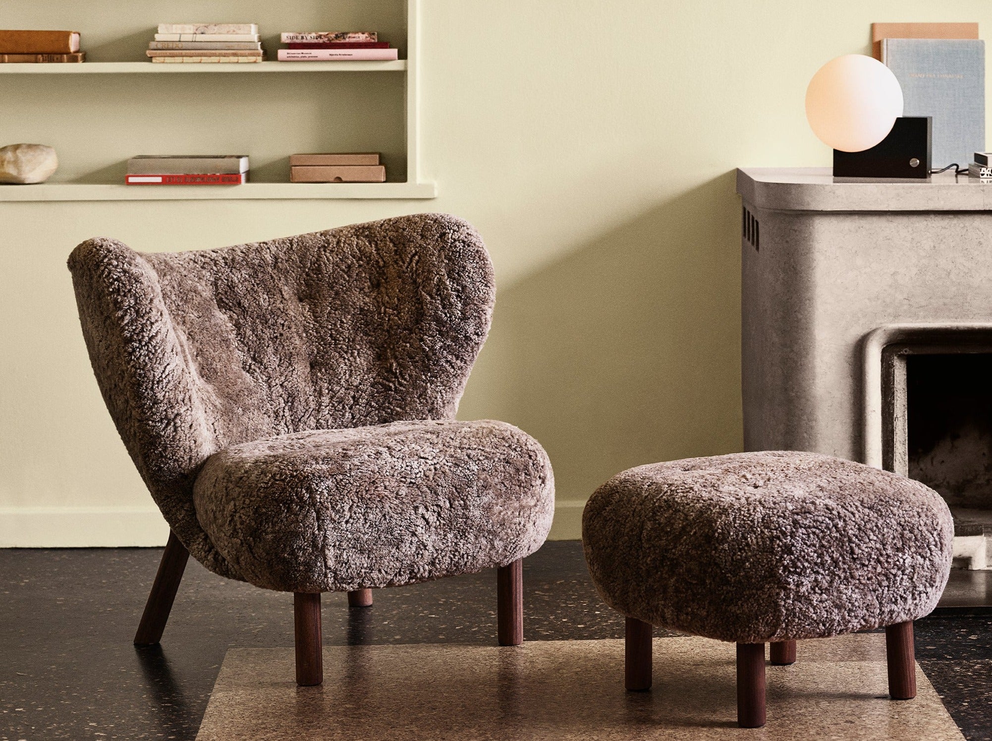 &TRADITION VIGGO BOESEN LITTLE PETRA POUF H14.6" x D20.9" x L20.9" - Image 5