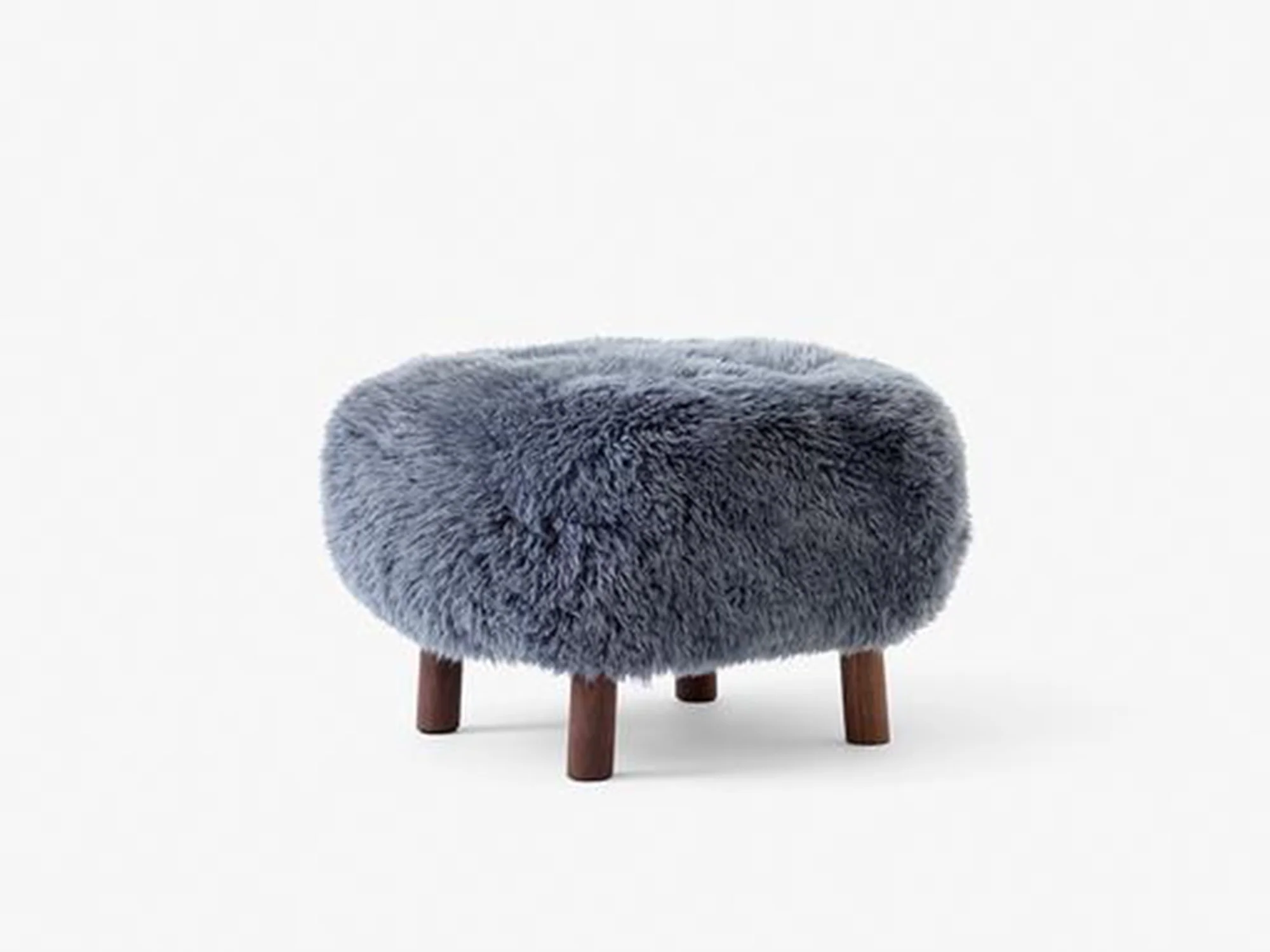 &TRADITION VIGGO BOESEN LITTLE PETRA POUF 50MM SHEEPSKIN H14.6" x D20.9" x L20.9" - Image 3