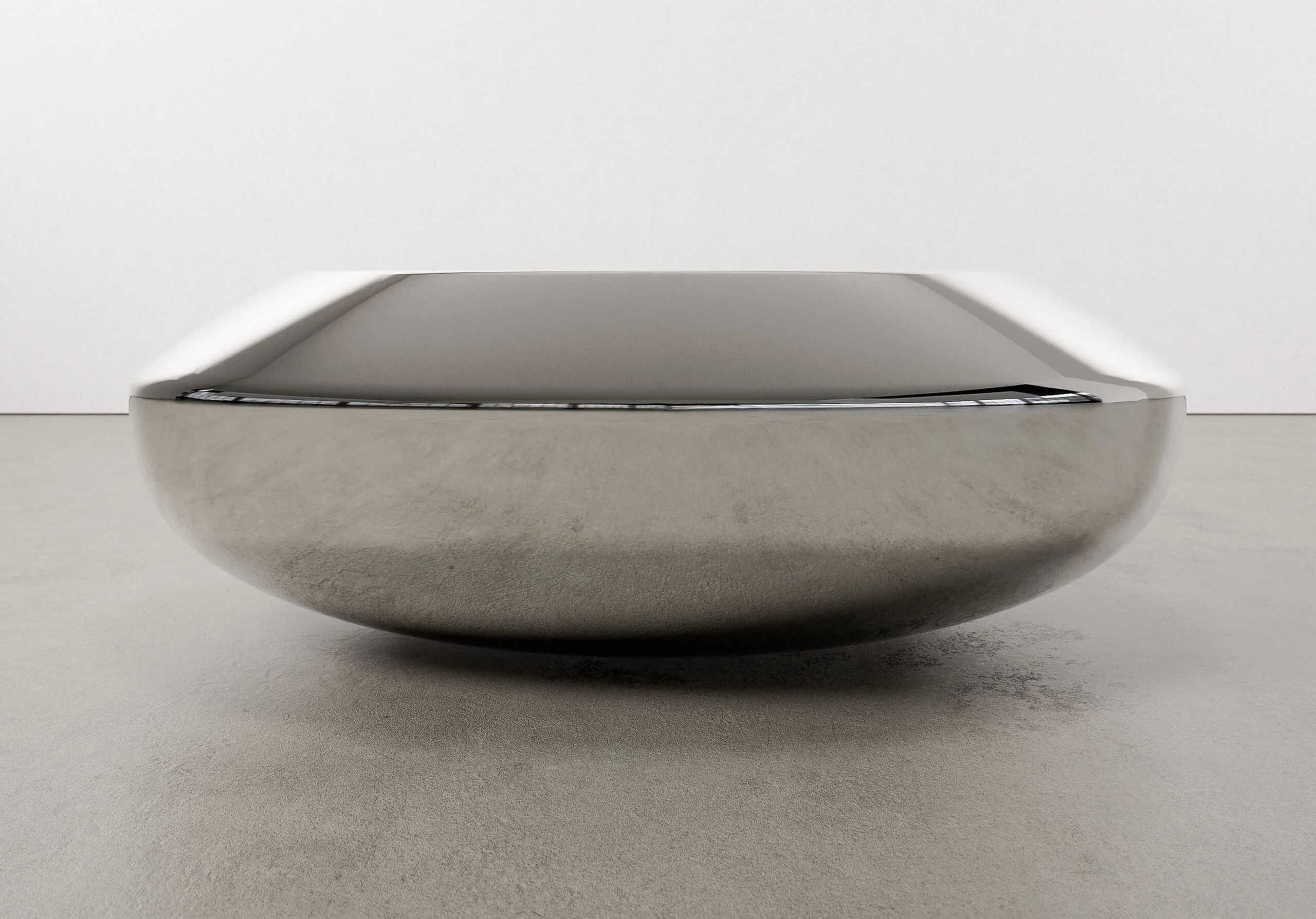 VERENA BRAUSCH ETERNEL SANS TEMPS SCULPTURE MEDIUM / STAINLESS STEEL W22" x D17.5" x H7" - Image 3