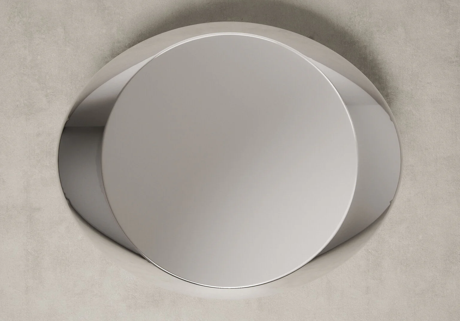 VERENA BRAUSCH ETERNEL SANS TEMPS SCULPTURE MEDIUM / STAINLESS STEEL W22" x D17.5" x H7" - Image 4