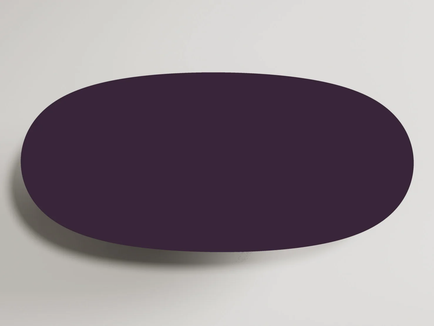 VERENA BRAUSCH ETERNEL SANS TEMPS OVAL DINING TABLE / PIANO LACQUER W94.5" x D43.3" x H29.5" - Image 2