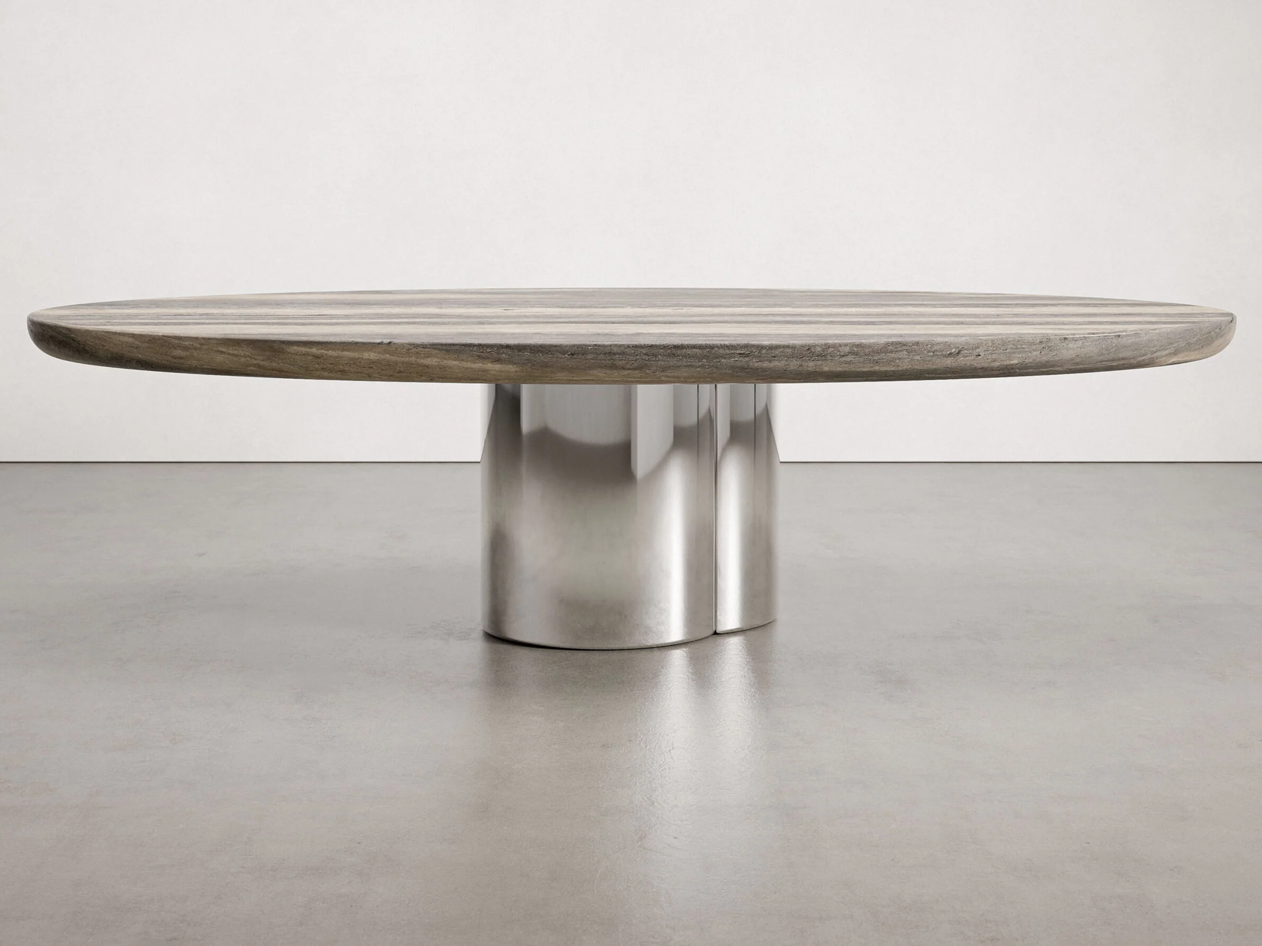 VERENA BRAUSCH TOMOON 2.0 DINING TABLE OVAL L114.2" x D51.2" x H29.5"
