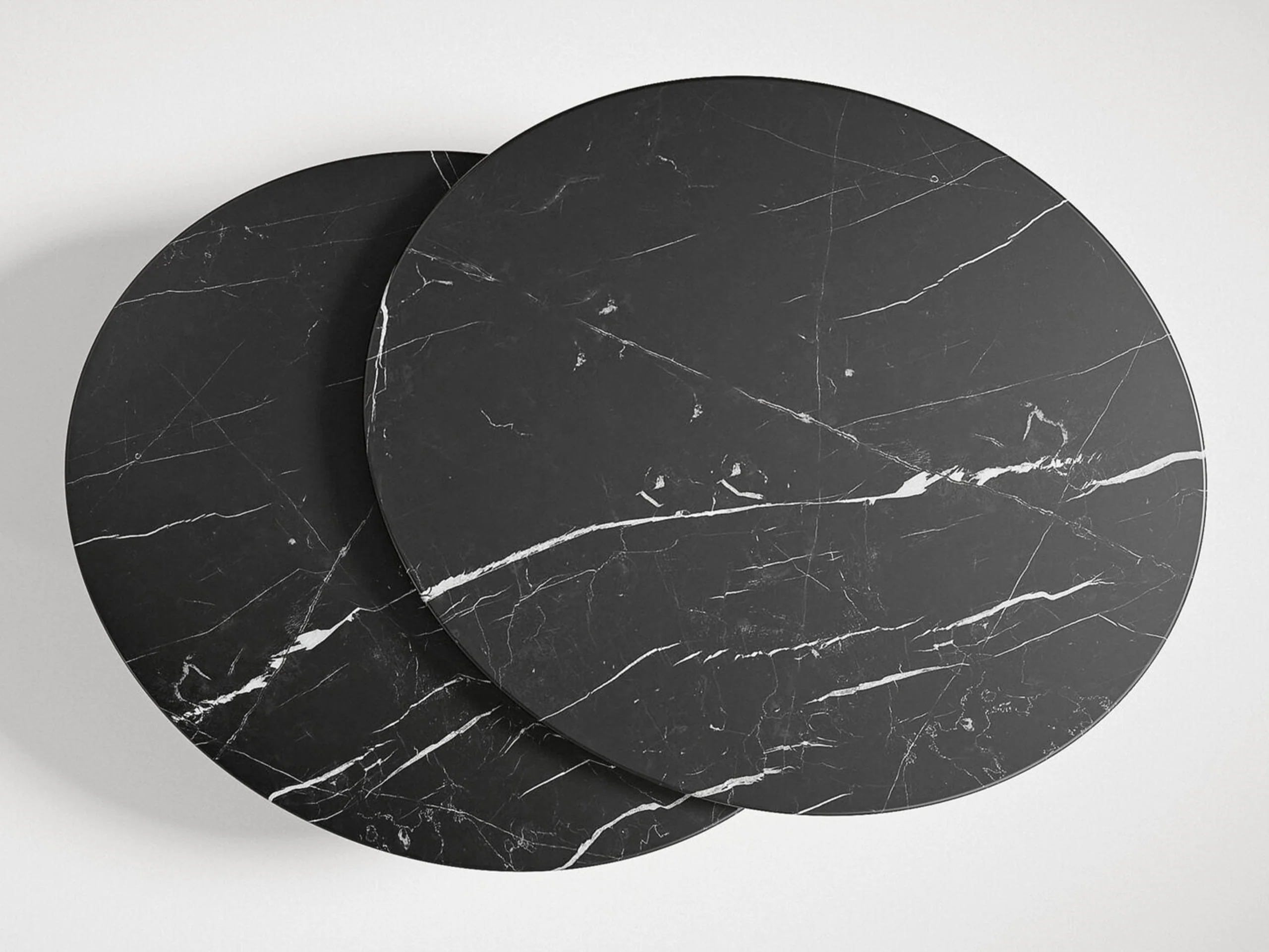 VERENA BRAUSCH TOMOON COFFEE TABLE / BLACK MARQUINA L55.1" x D43.3" x H14.2" - Image 3