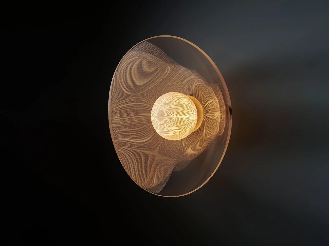 VEZZINI & CHEN SEED WALL SCONCE Ø14.5" x D7" - Image 4