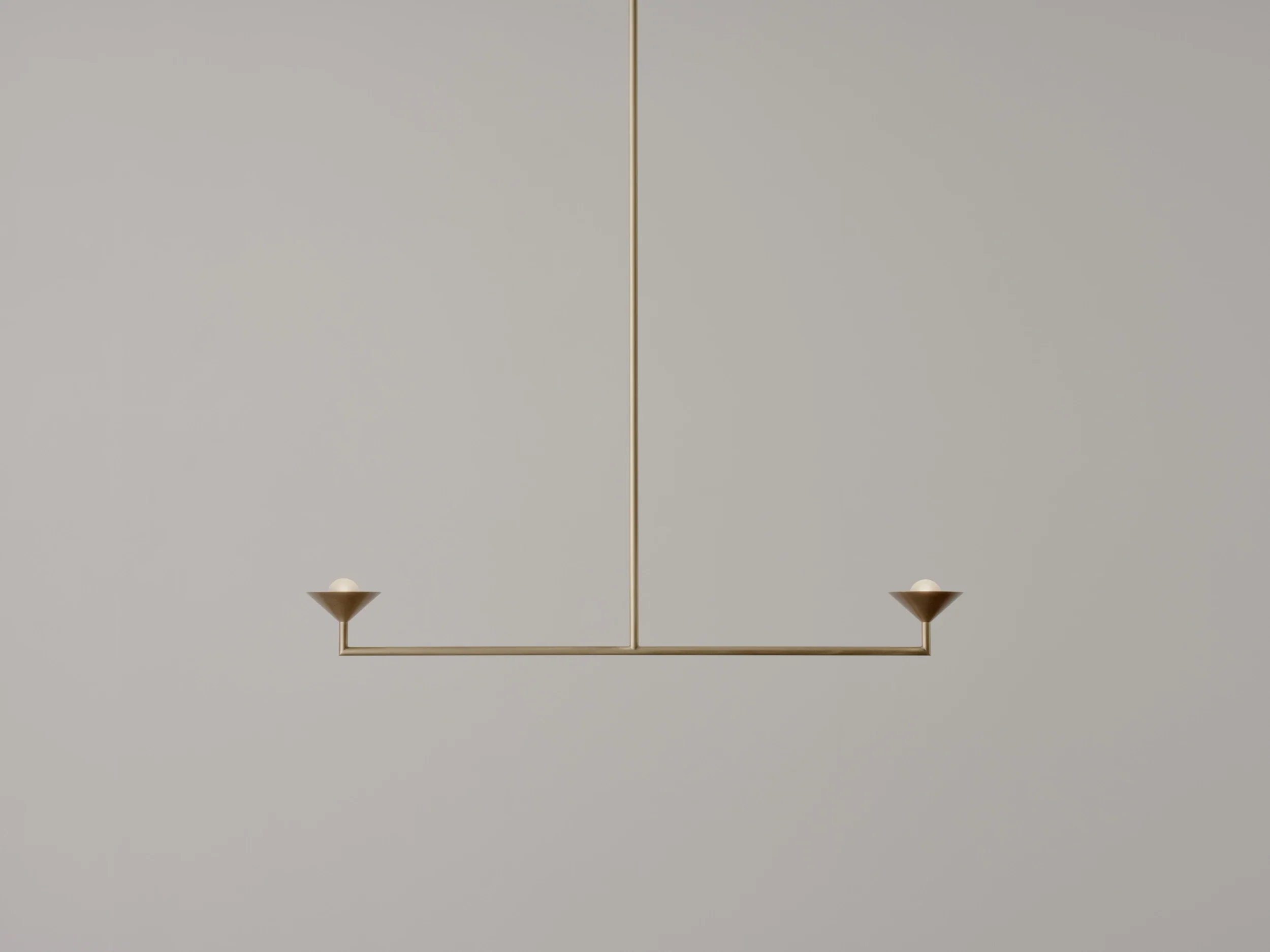 VOLKER HAUG STUDIO BABY DOUBLE DROP CHANDELIER W35.5" x D4.1" x H27.6"