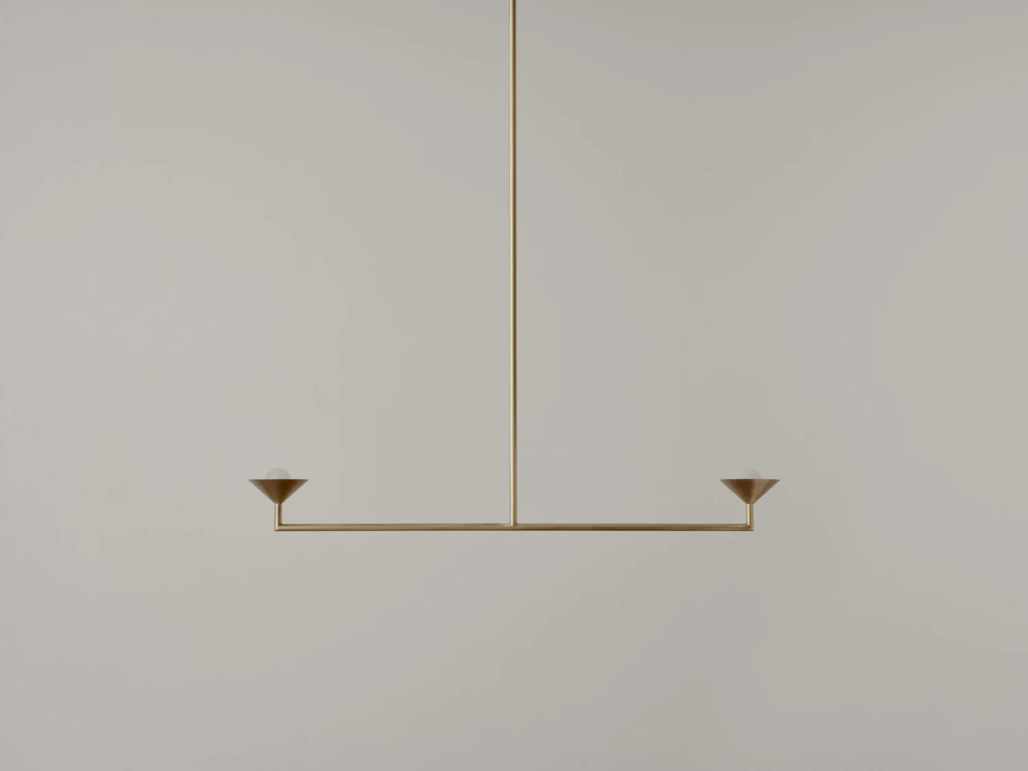 VOLKER HAUG STUDIO BABY DOUBLE DROP CHANDELIER W35.5" x D4.1" x H27.6" - Image 2