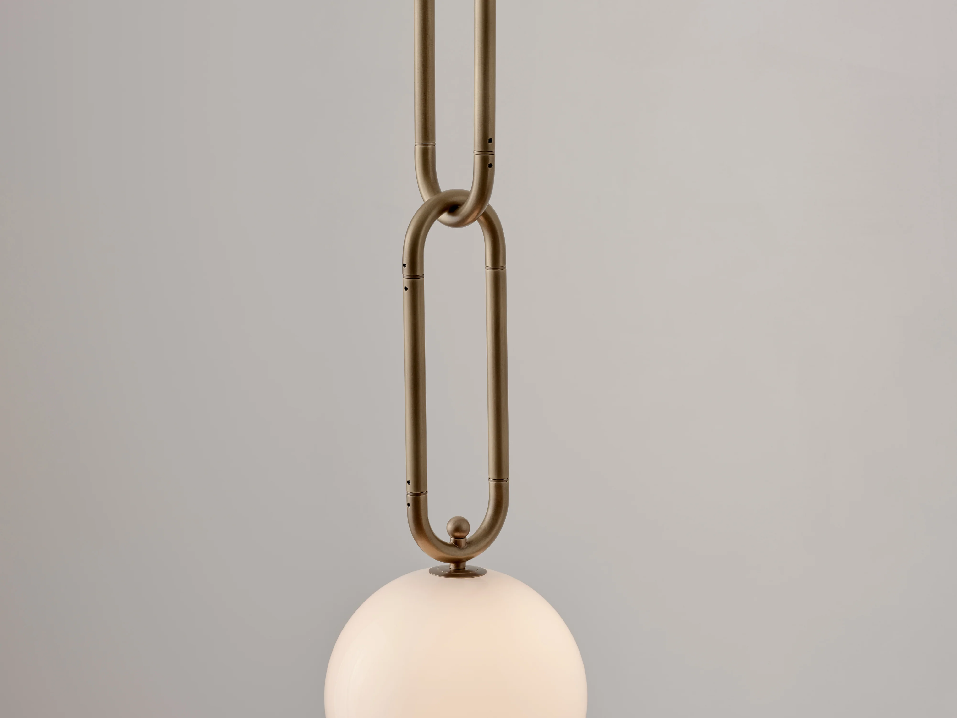 VOLKER HAUG STUDIO CHAIN CHAIN CHAIN PENDANT Ă7.9" x H29.5" - Image 5
