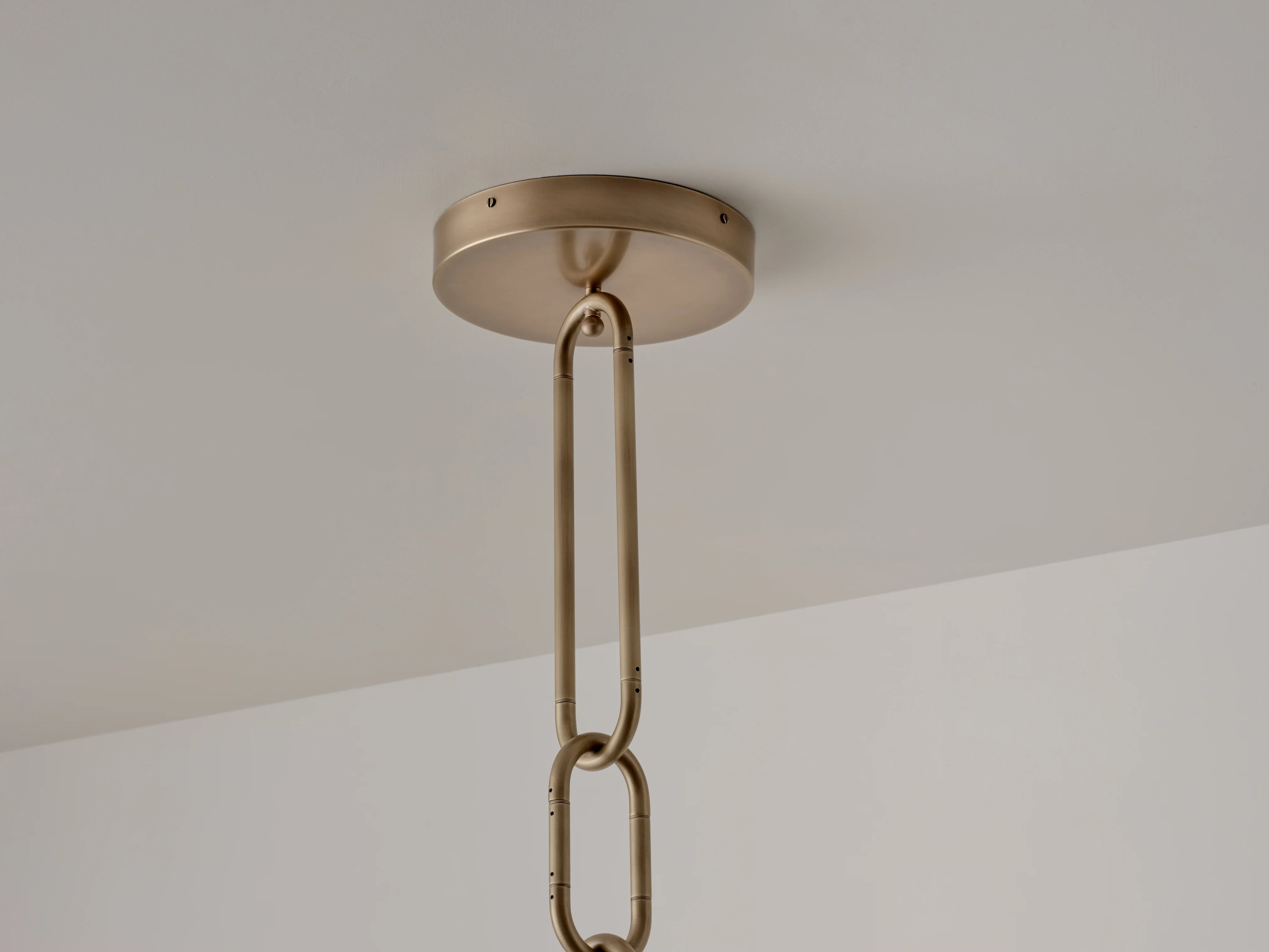 VOLKER HAUG STUDIO CHAIN CHAIN CHAIN PENDANT Ă7.9" x H29.5" - Image 8