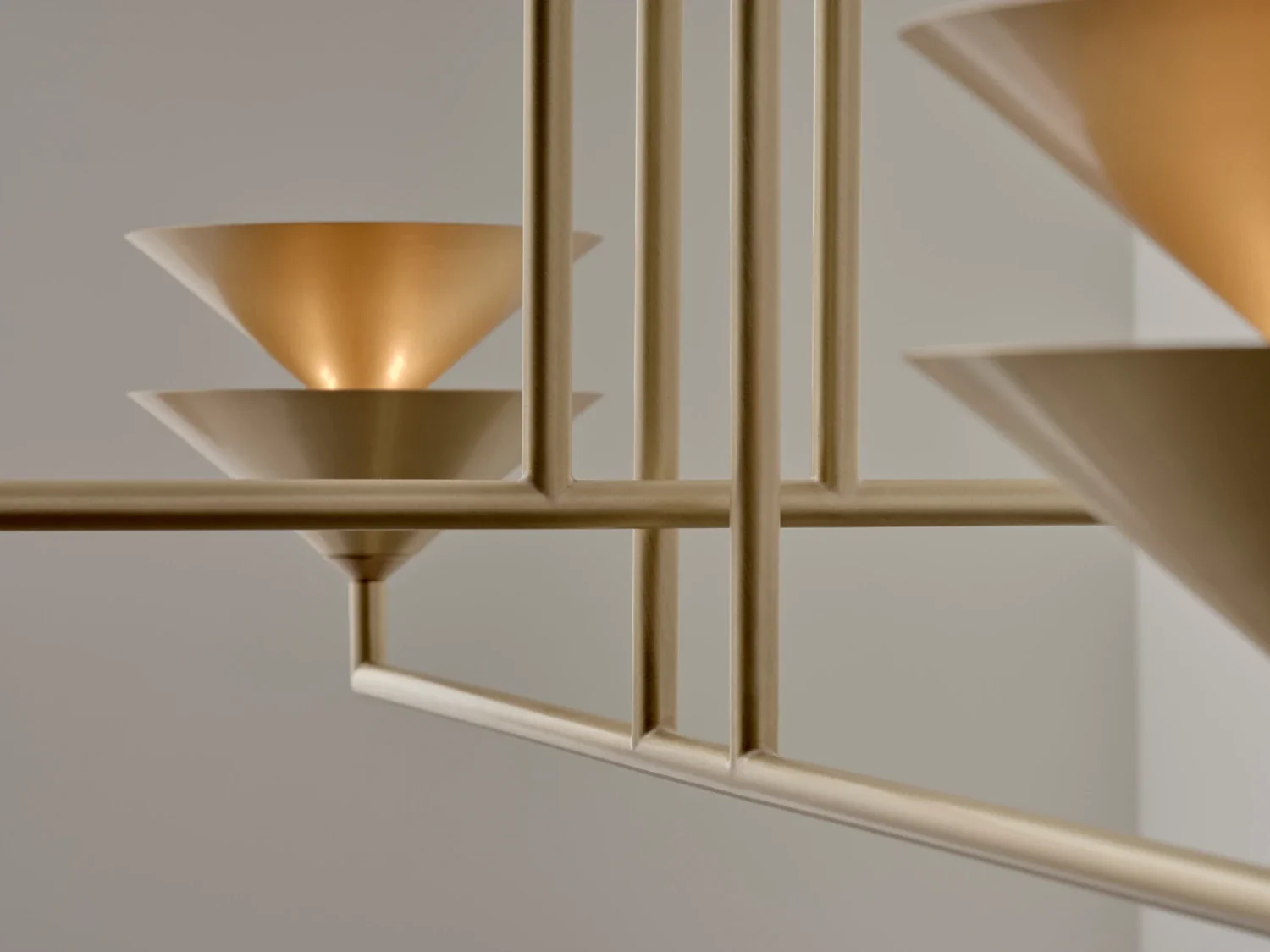 VOLKER HAUG STUDIO CROSS BALANCED STACK CHANDELIER W43.8" x D43.8" x H24" - Image 4
