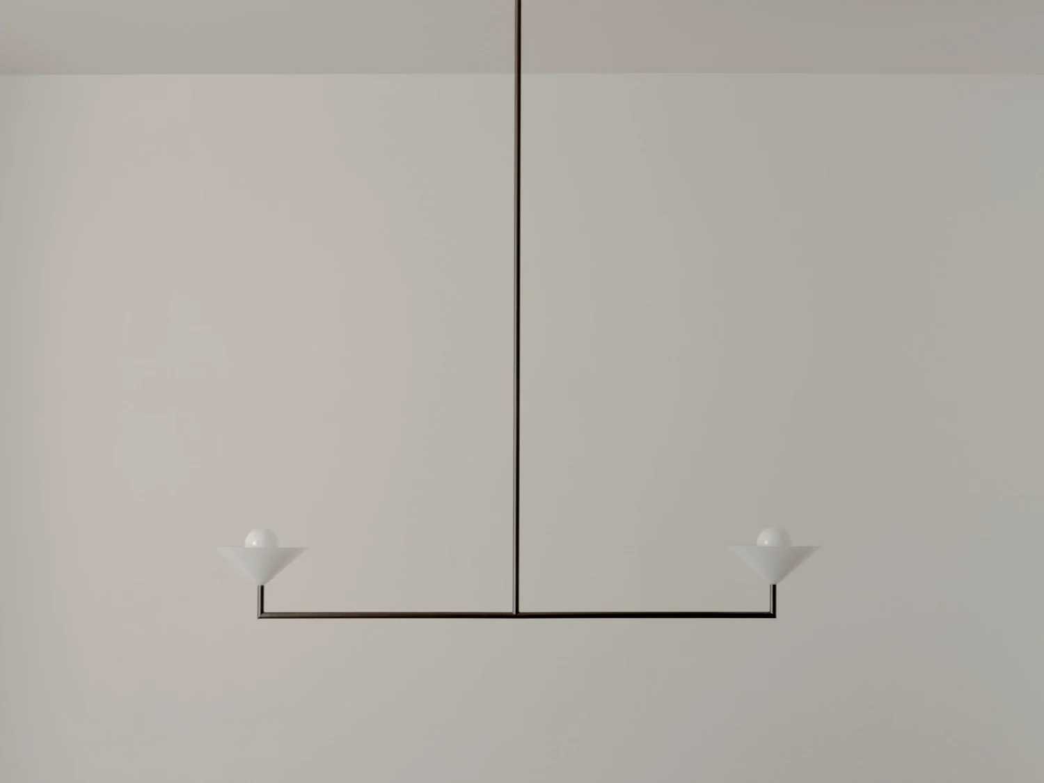 VOLKER HAUG STUDIO GLASS DOUBLE DROP CHANDELIER W42.7" x D7.9" x H47.2" - Image 2