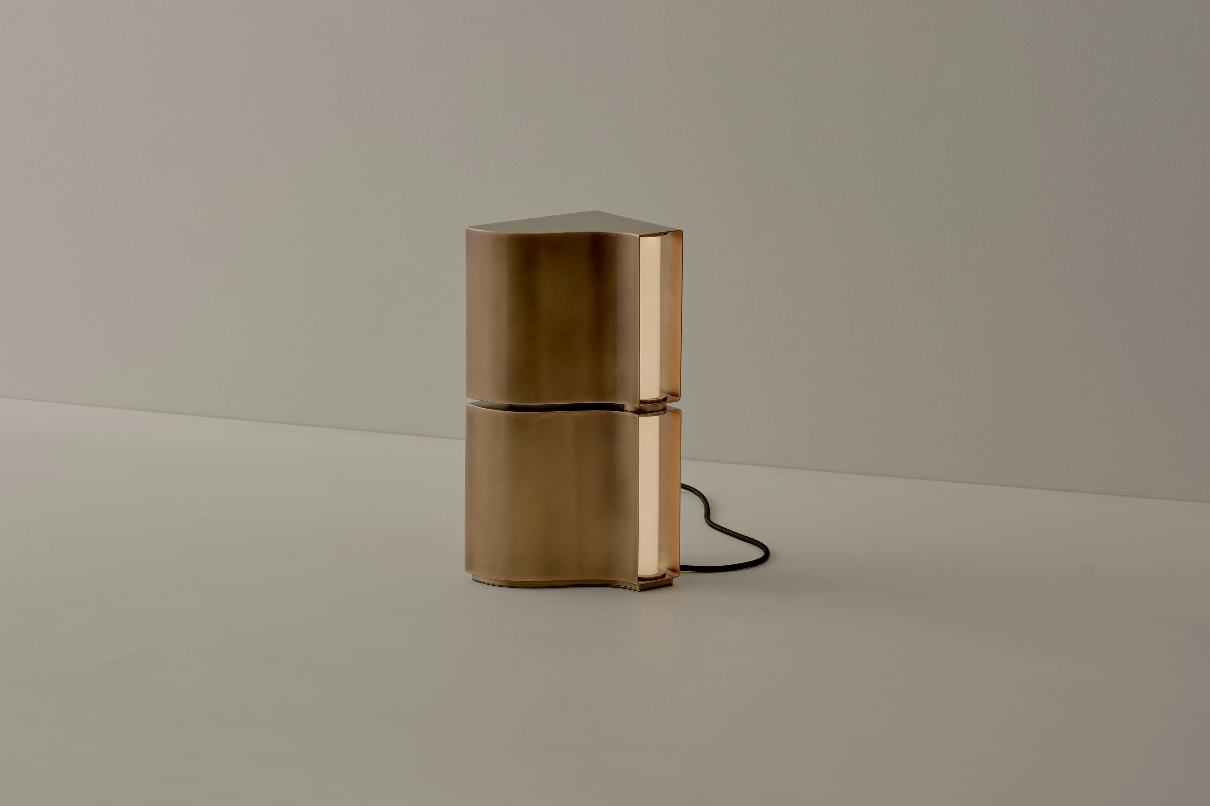 VOLKER HAUG STUDIO HALF BUCKLE LAMP W6" x D5.3" x H13.5" - Image 2