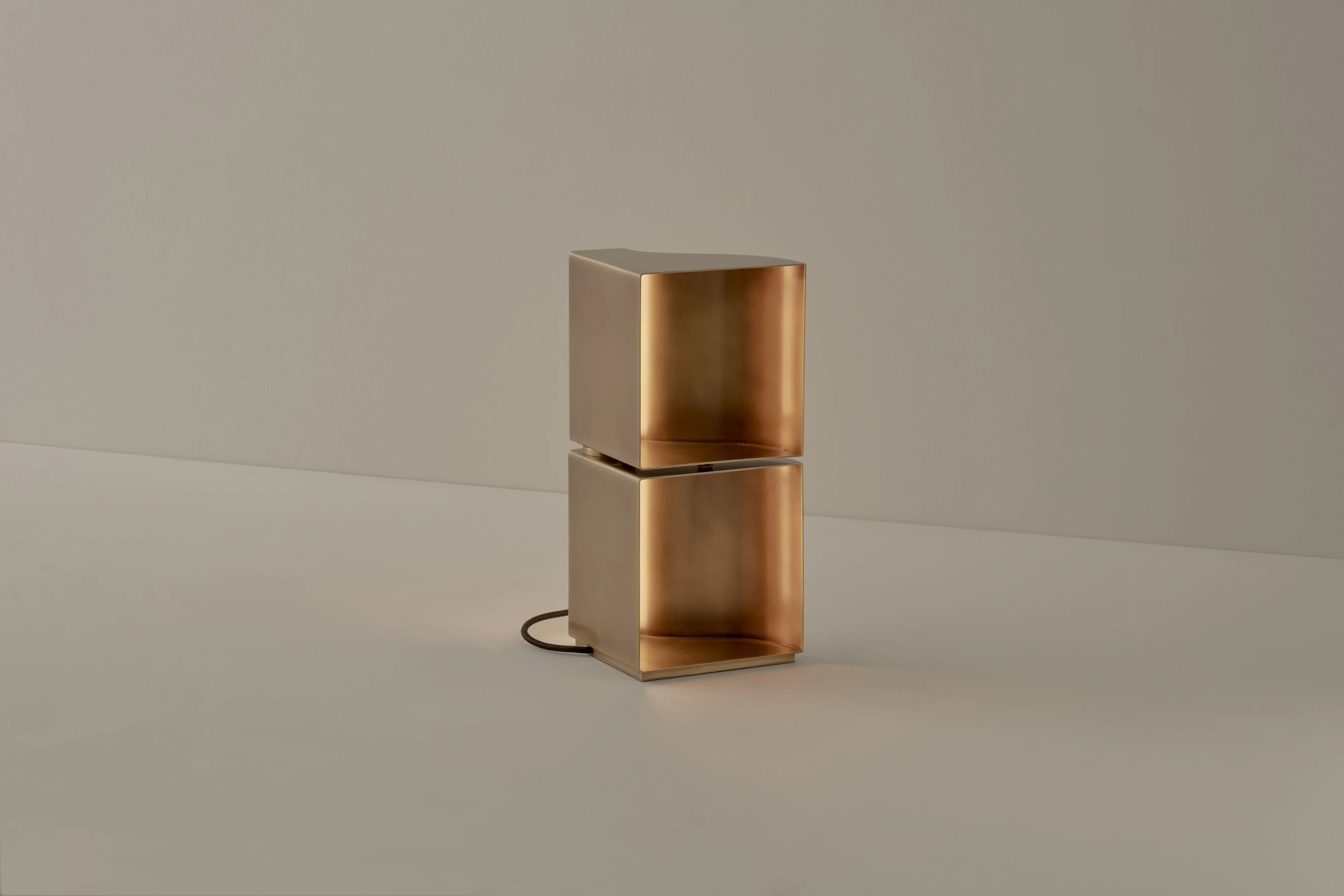 VOLKER HAUG STUDIO HALF BUCKLE LAMP W6" x D5.3" x H13.5" - Image 3