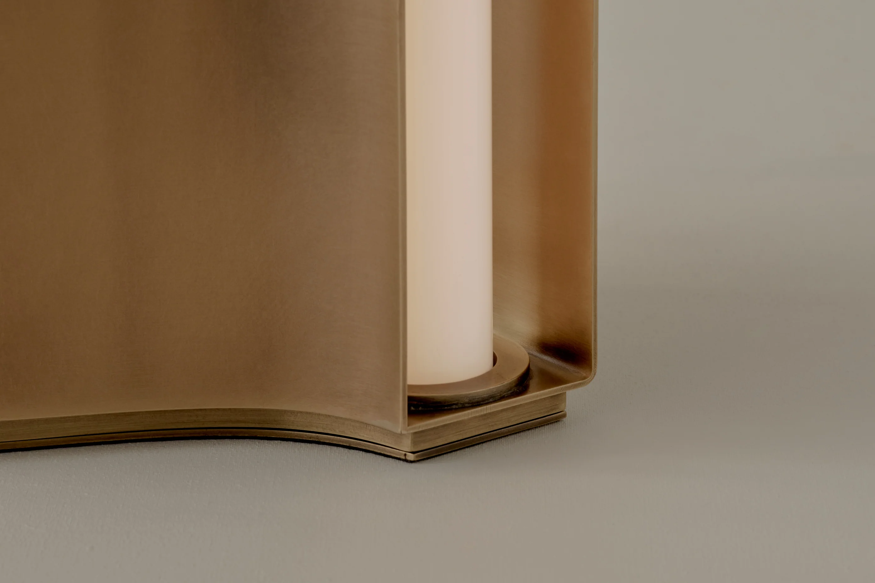 VOLKER HAUG STUDIO HALF BUCKLE LAMP W6" x D5.3" x H13.5" - Image 4