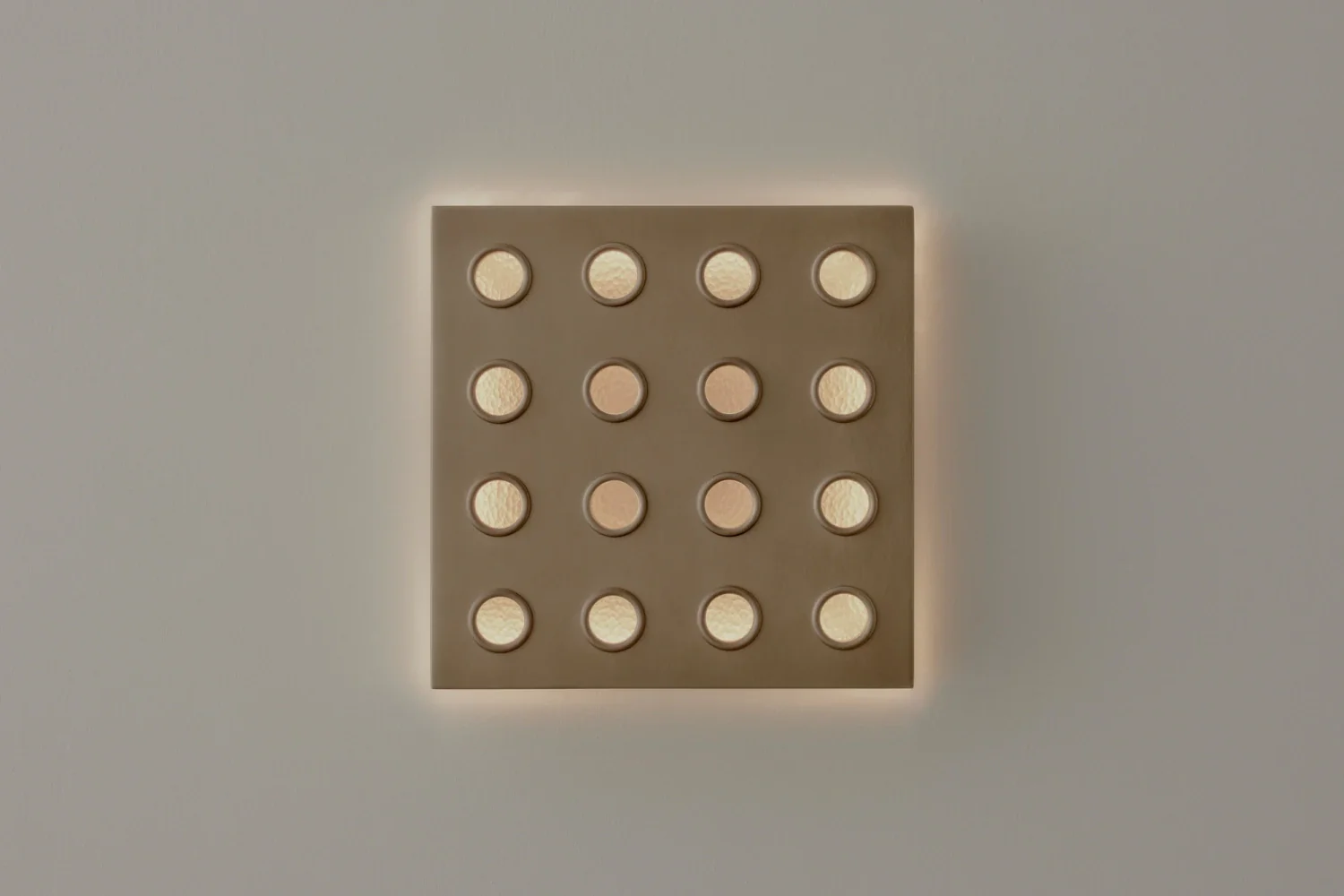 VOLKER HAUG STUDIO LUCKY SCONCE H9.5” x W9.5” x D2.75”