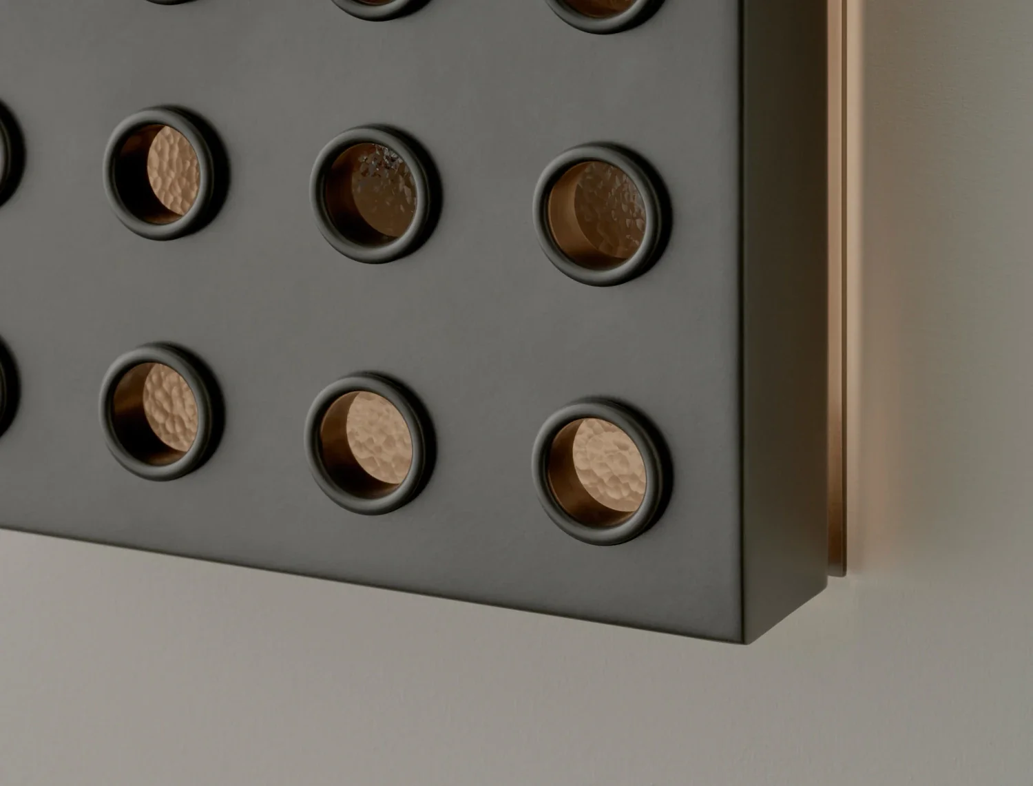 VOLKER HAUG STUDIO LUCKY SCONCE H9.5” x W9.5” x D2.75” - Image 5