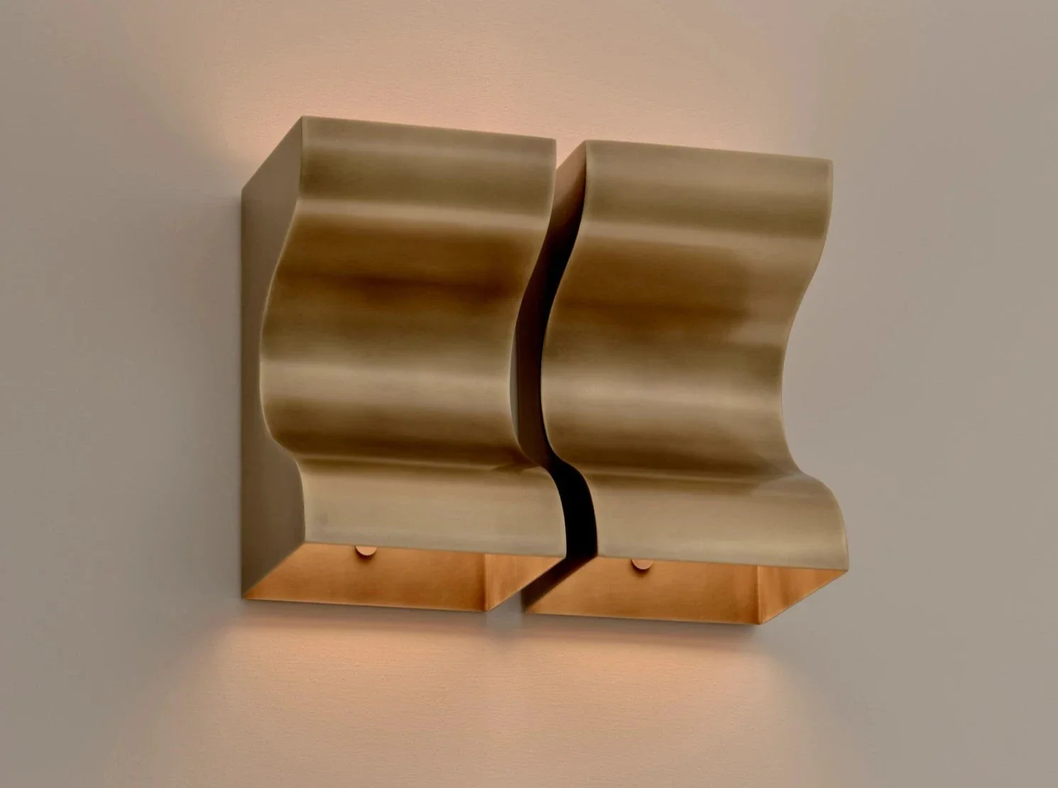 VOLKER HAUG STUDIO BUCKLE SCONCE W6.5" x D6.2" x H10.6" - Image 3