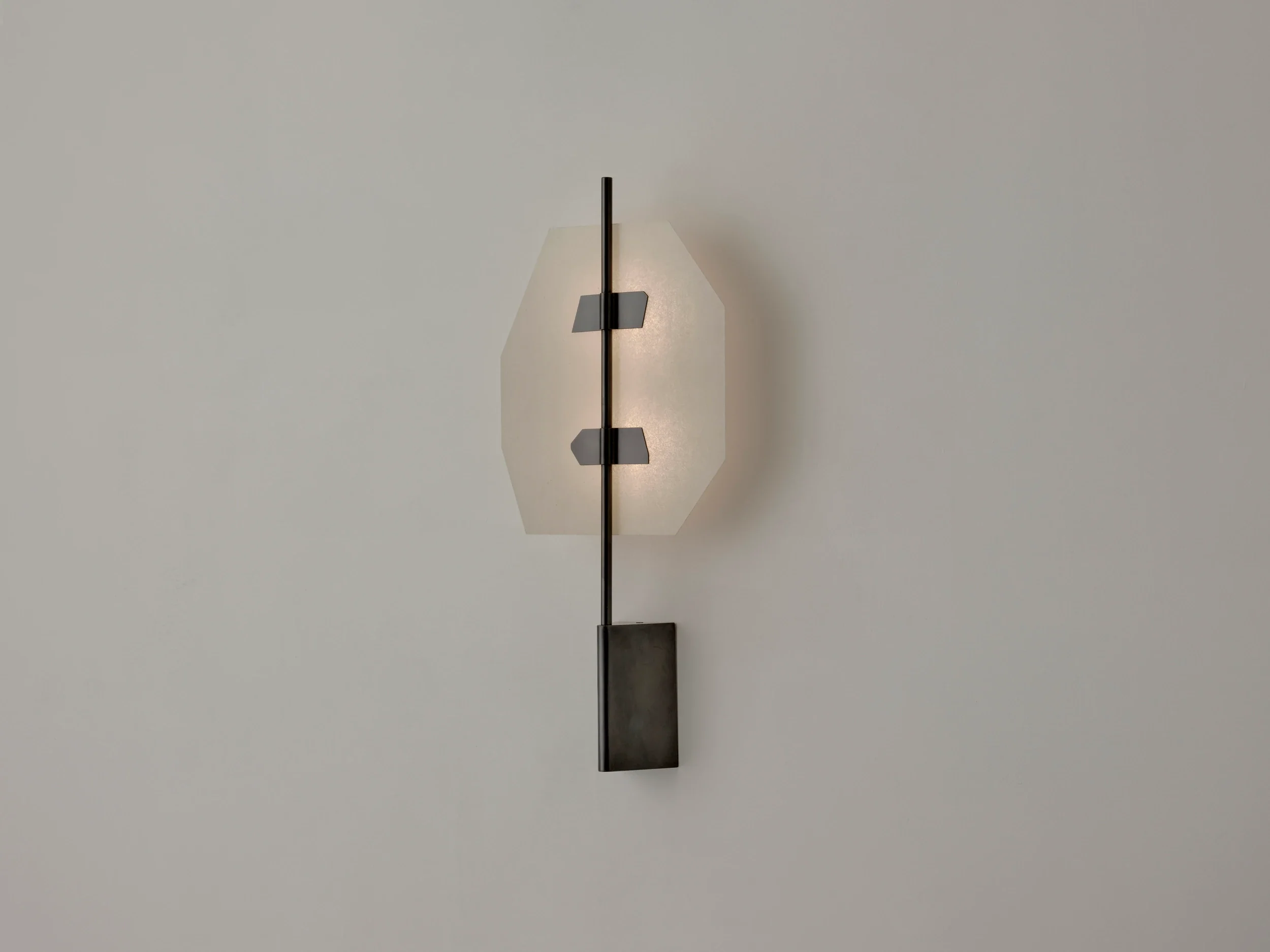 VOLKER HAUG STUDIO WALL INDEX SCONCE W12.6" x D3.5" x H26"