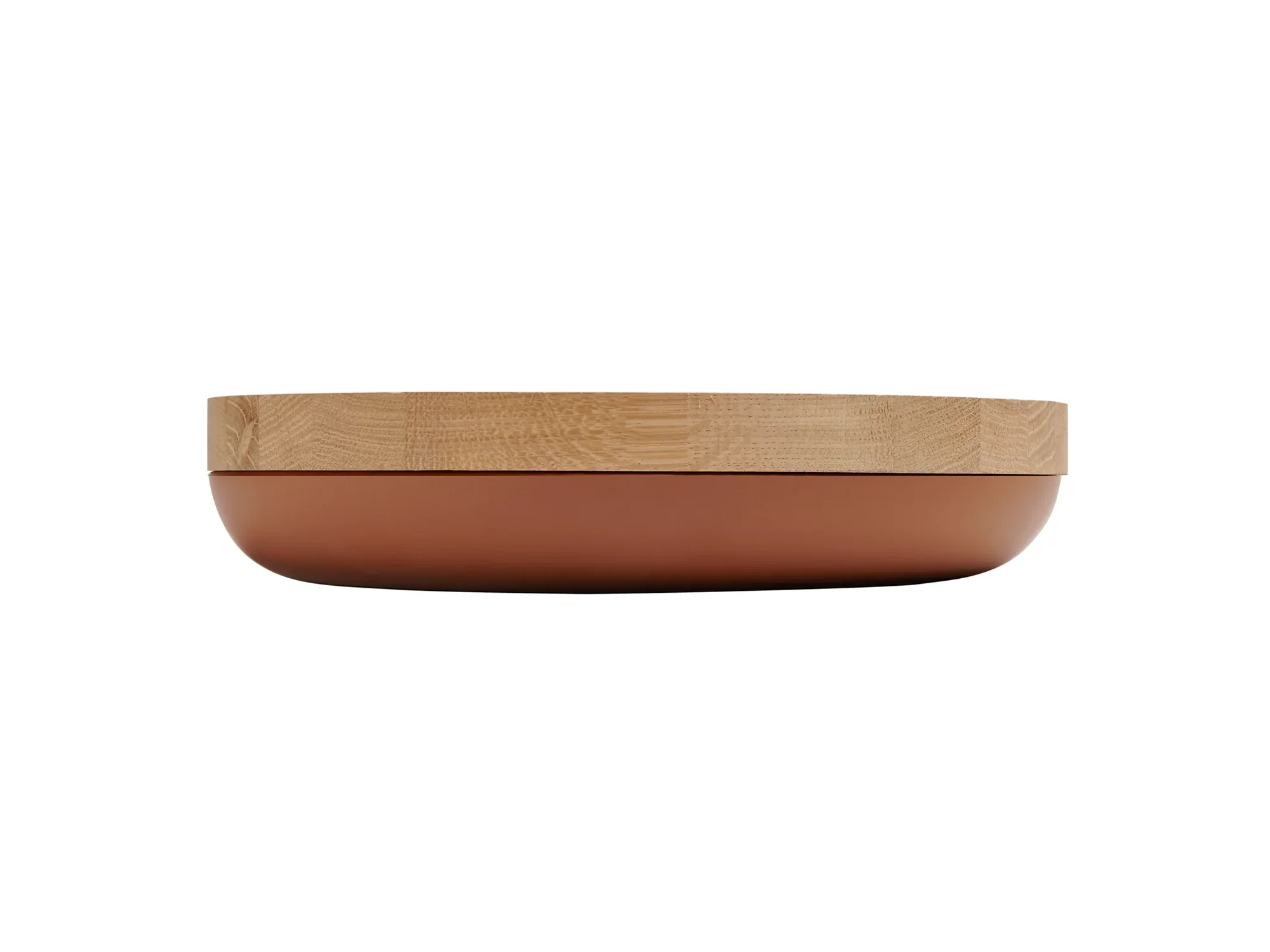 WHEN OBJECTS WORK VINCENT VAN DUYSEN LOW BOWL / MOCCA Ă12" x H2"