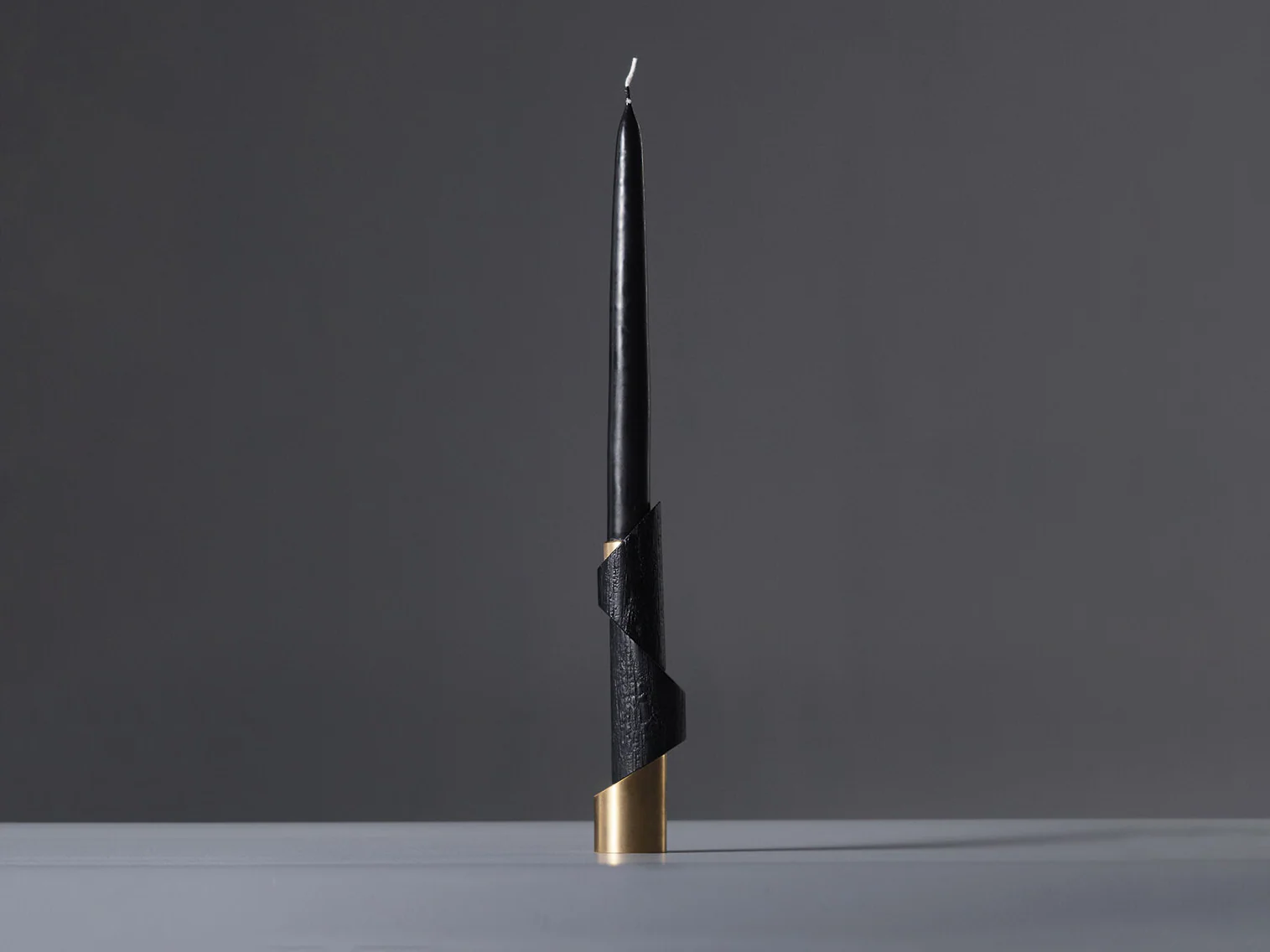 WILLIAM GUILLON ASHES TO ASHES BRONZE CANDLE HOLDERS - Image 3