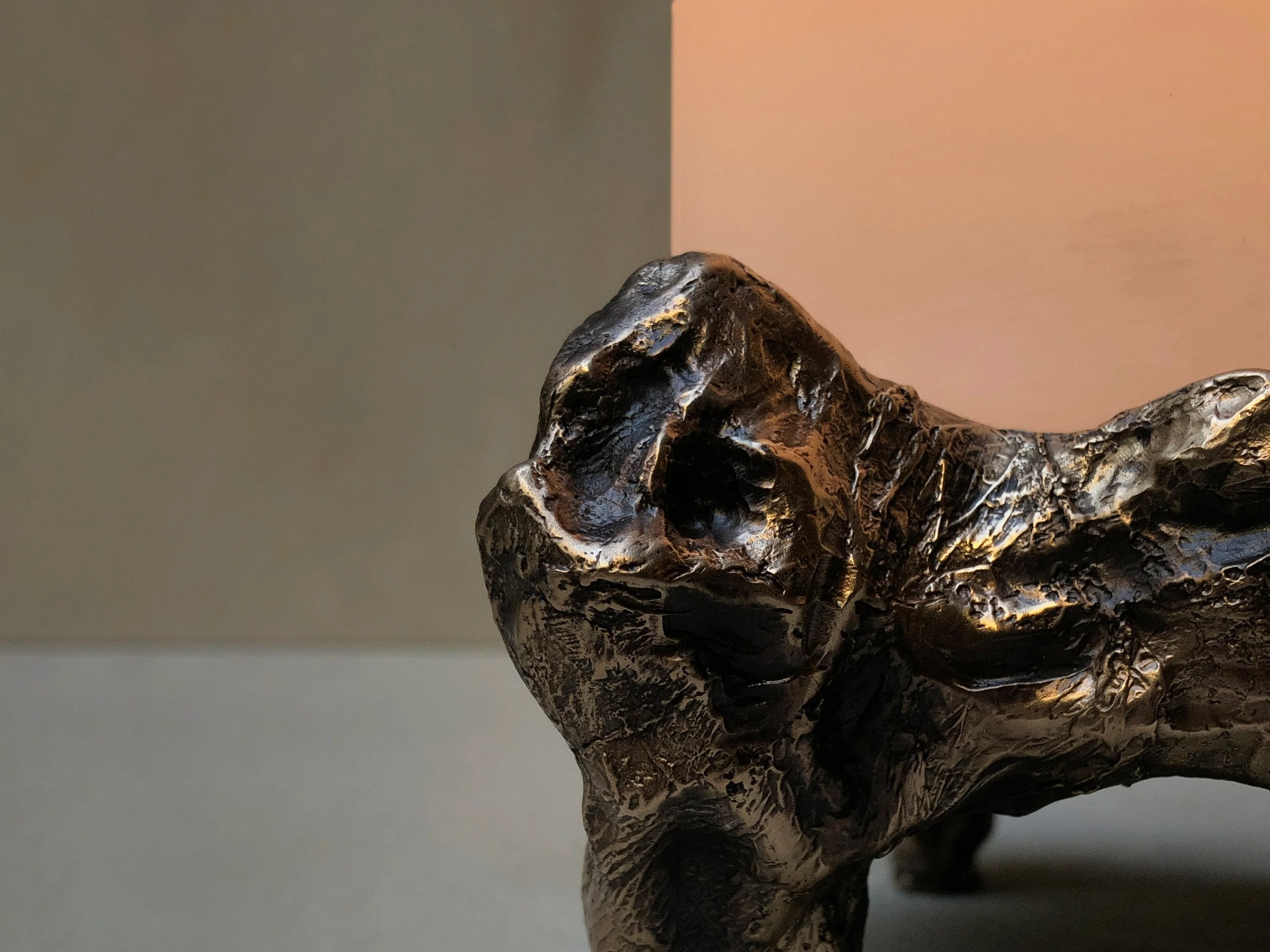 WILLIAM GUILLON NOVA BRONZE TABLE LAMP H13.25" x Ø9.4" - Image 3