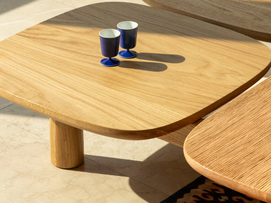 ZANAT SINYA COFFEE TABLE / 3 W41.3” x D39.4” x H10.2” - Image 3
